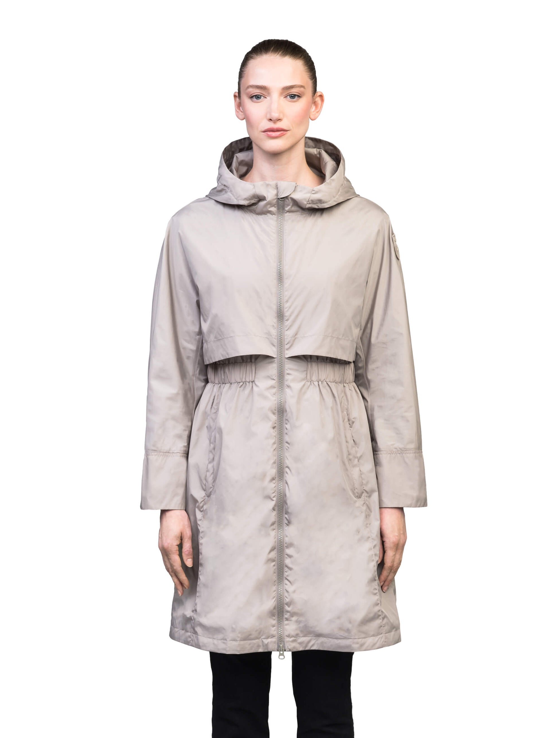 Women's Coat Without Sleeves INSPI Coat Blazer Black For