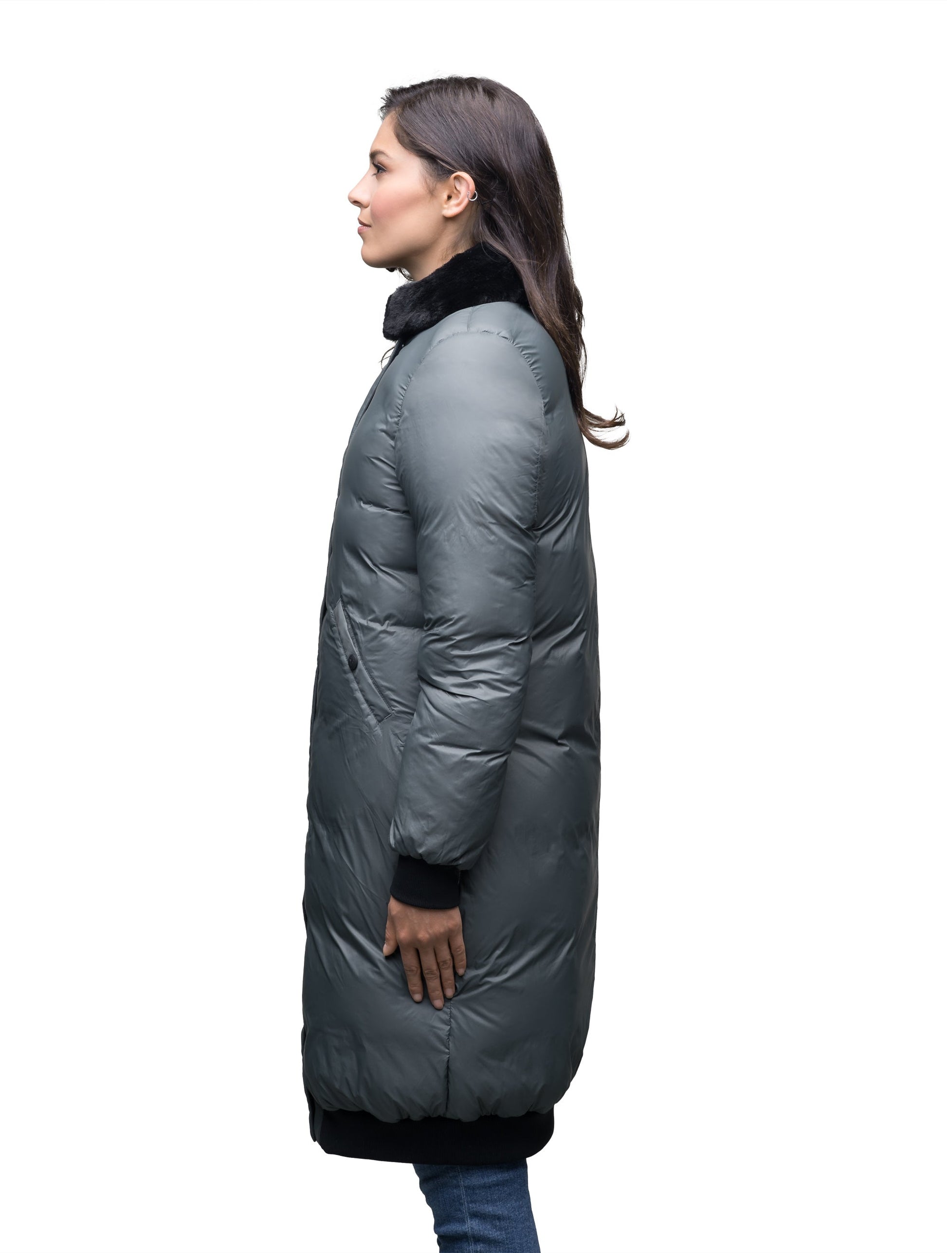 Bella Women's Long Bomber Jacket – Nobis Canada