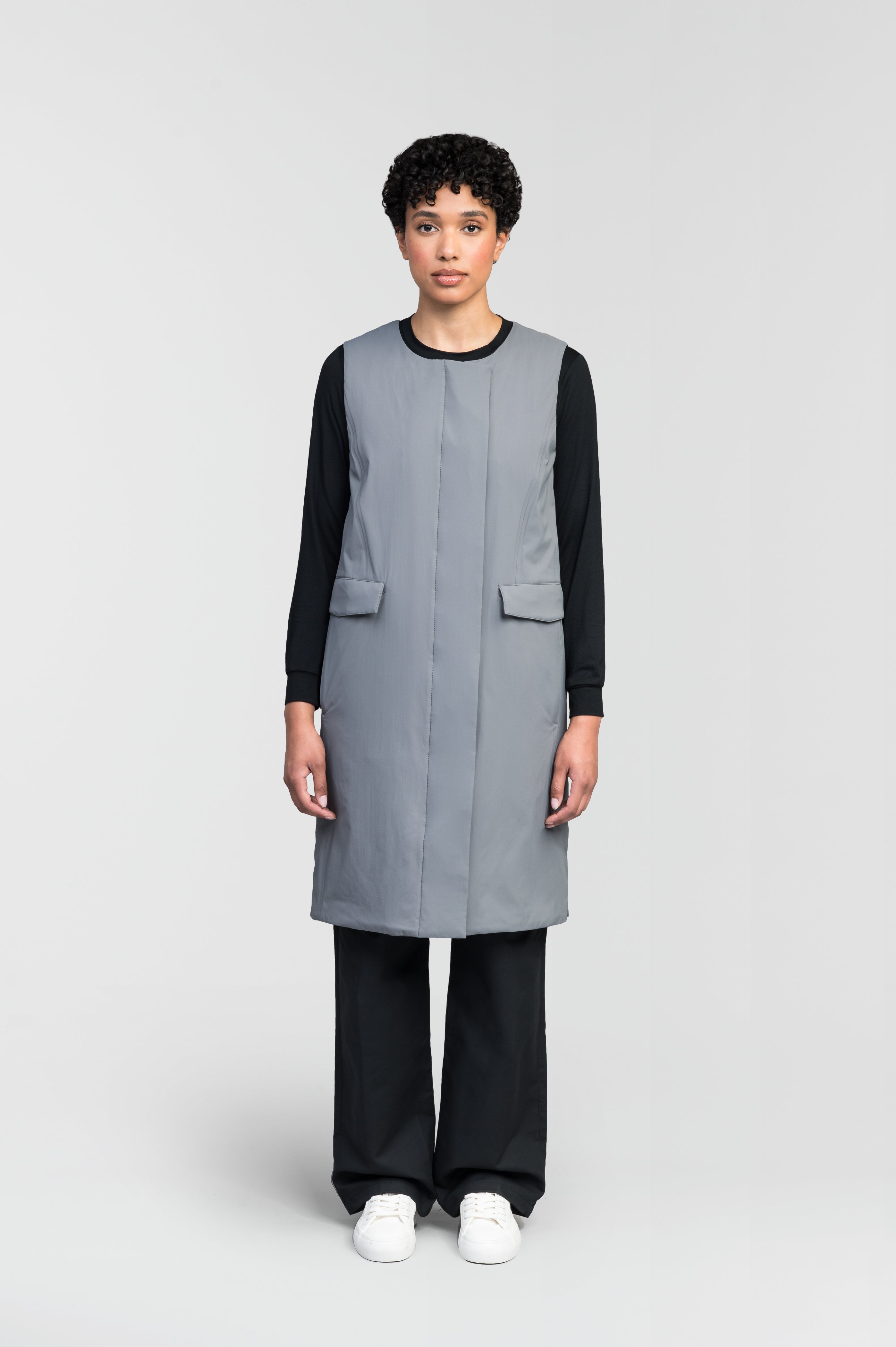 Brexton Women's Tailored Long Mid Layer Vest – Nobis - Canada