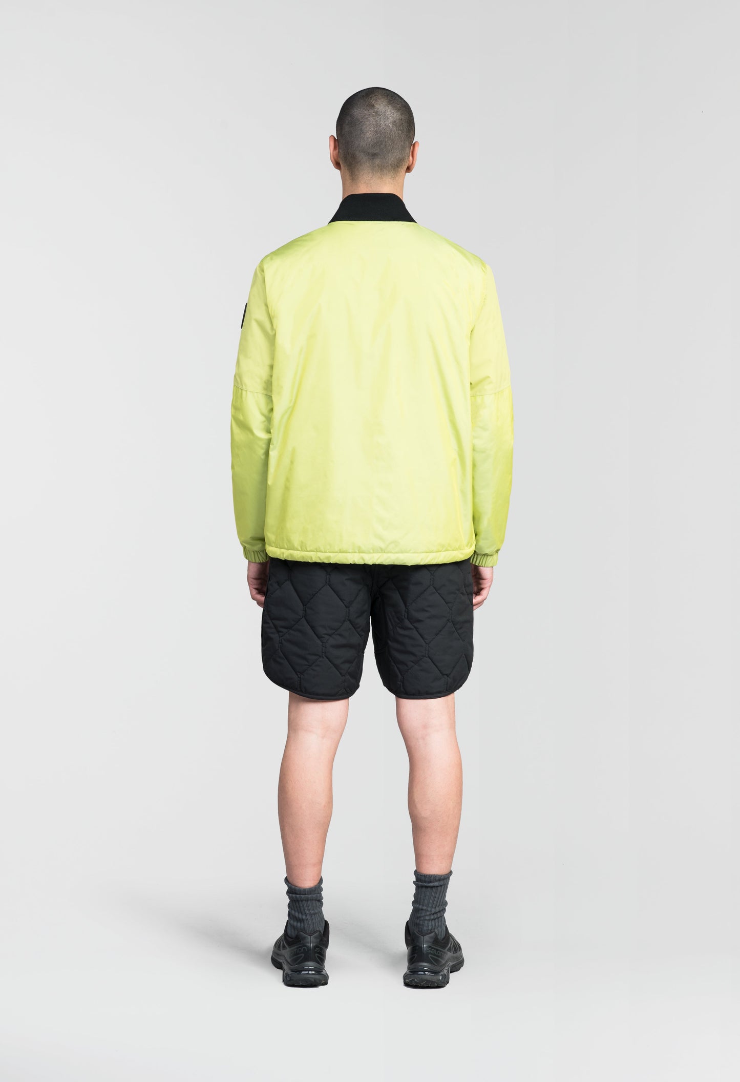 Edgemont Men's Tailored Coach Jacket in hip length, rib knit collar, elastic cuffs, centre front two-wau zipper, single welt waist pockets, adjustable waist drawstring, in Sulphur Spring