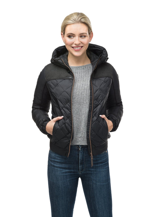 Elle Women's Quilted Hooded Jacket - NEXT by Nobis