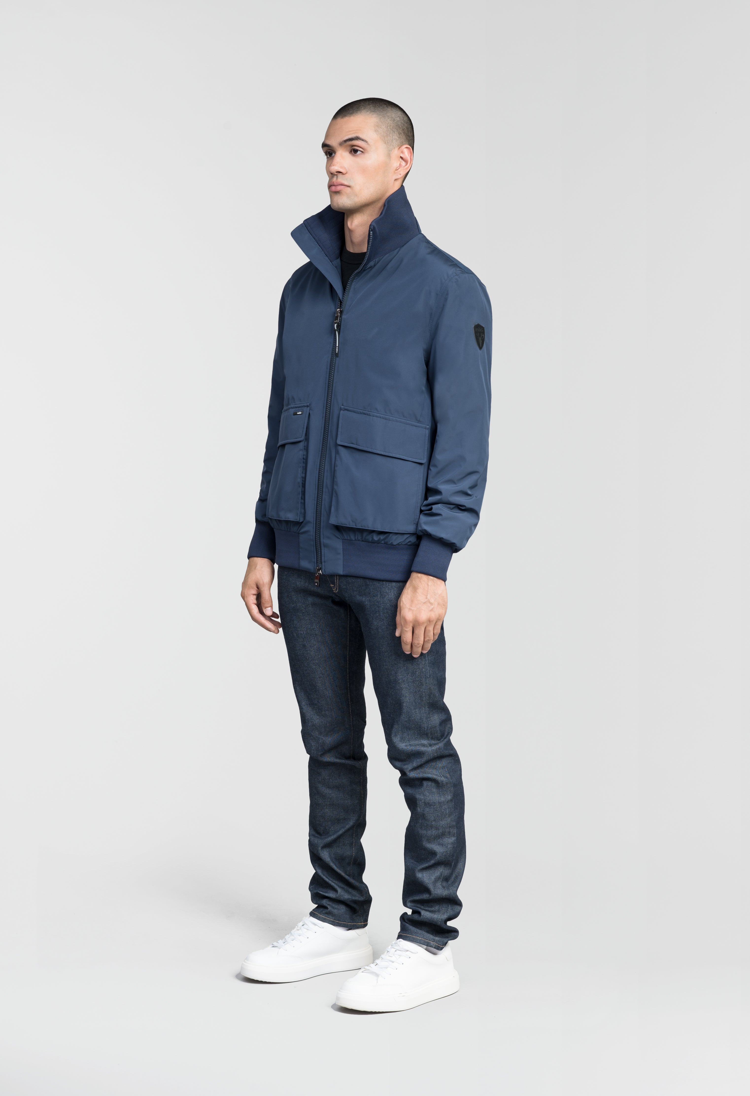 Flint Men's Tailored Rib Collar Jacket – Nobis - Canada