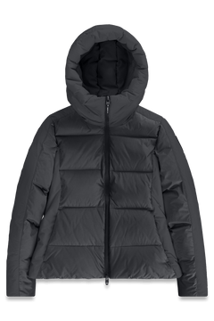 Halle Women's Performance Puffer Jacket in Black
