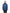 Women's hooded rain jacket with high low hem in Royal