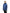 Women's hooded rain jacket with high low hem in Royal