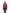 Lightweight cropped women's jacket in Berry