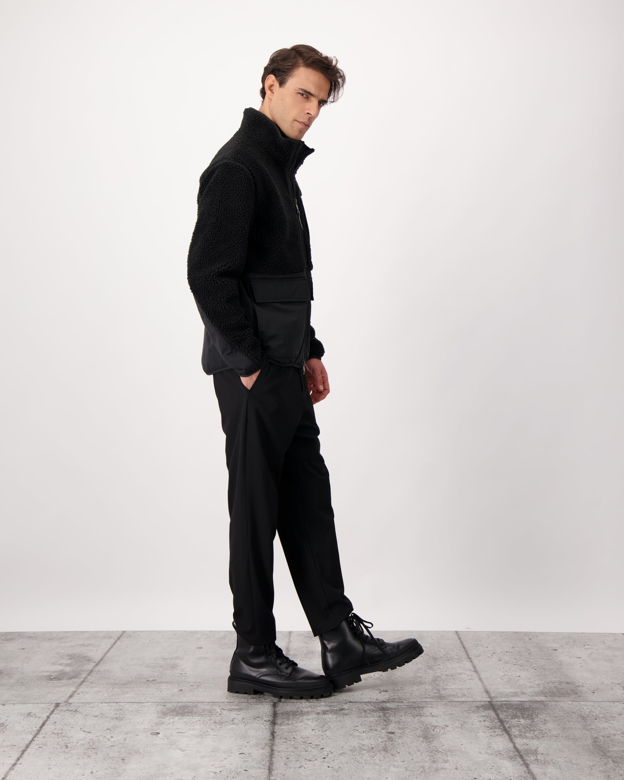 Kepler Men's Berber Zip Front Sweater – Nobis - Canada