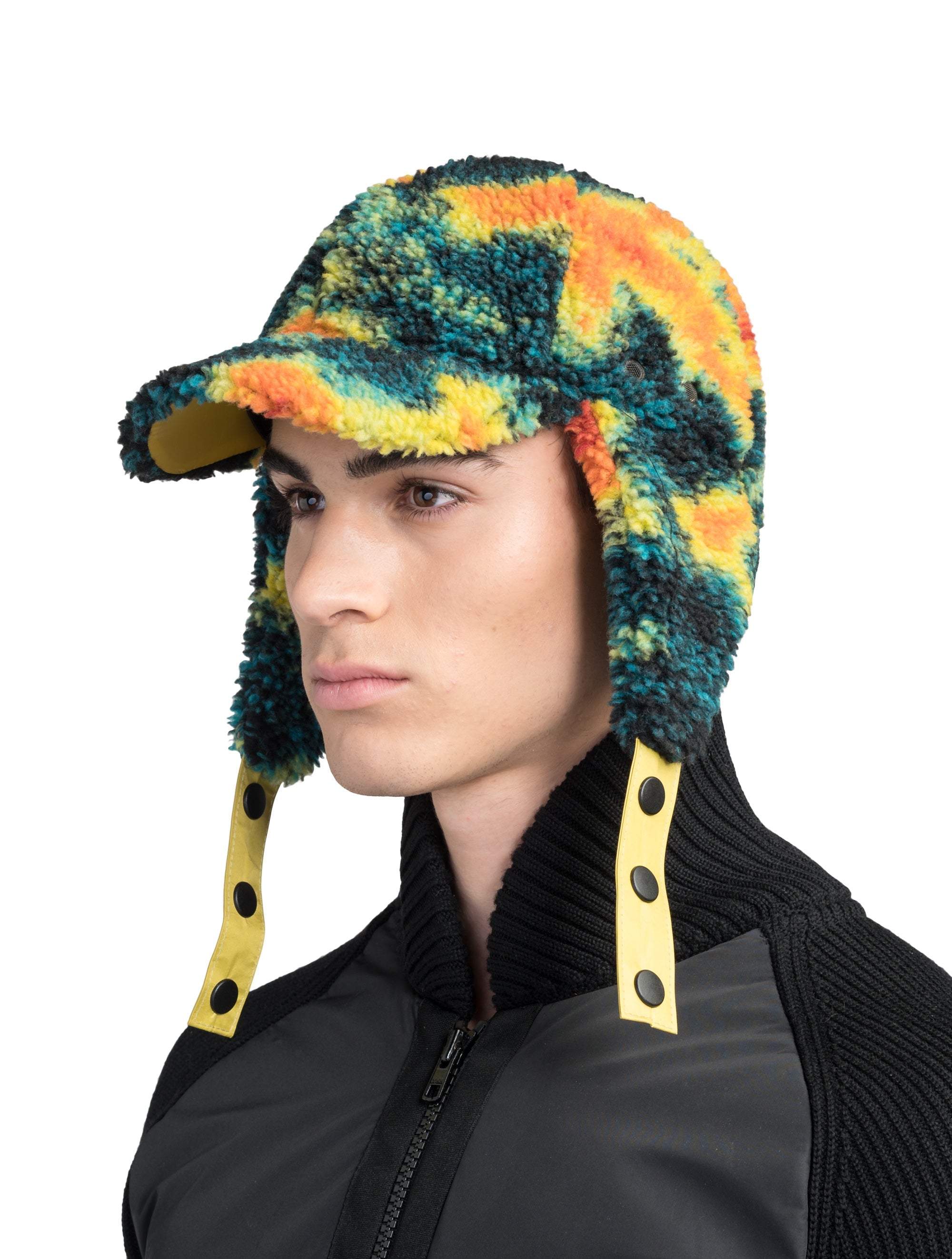 Mens baseball cap with best sale ear flaps