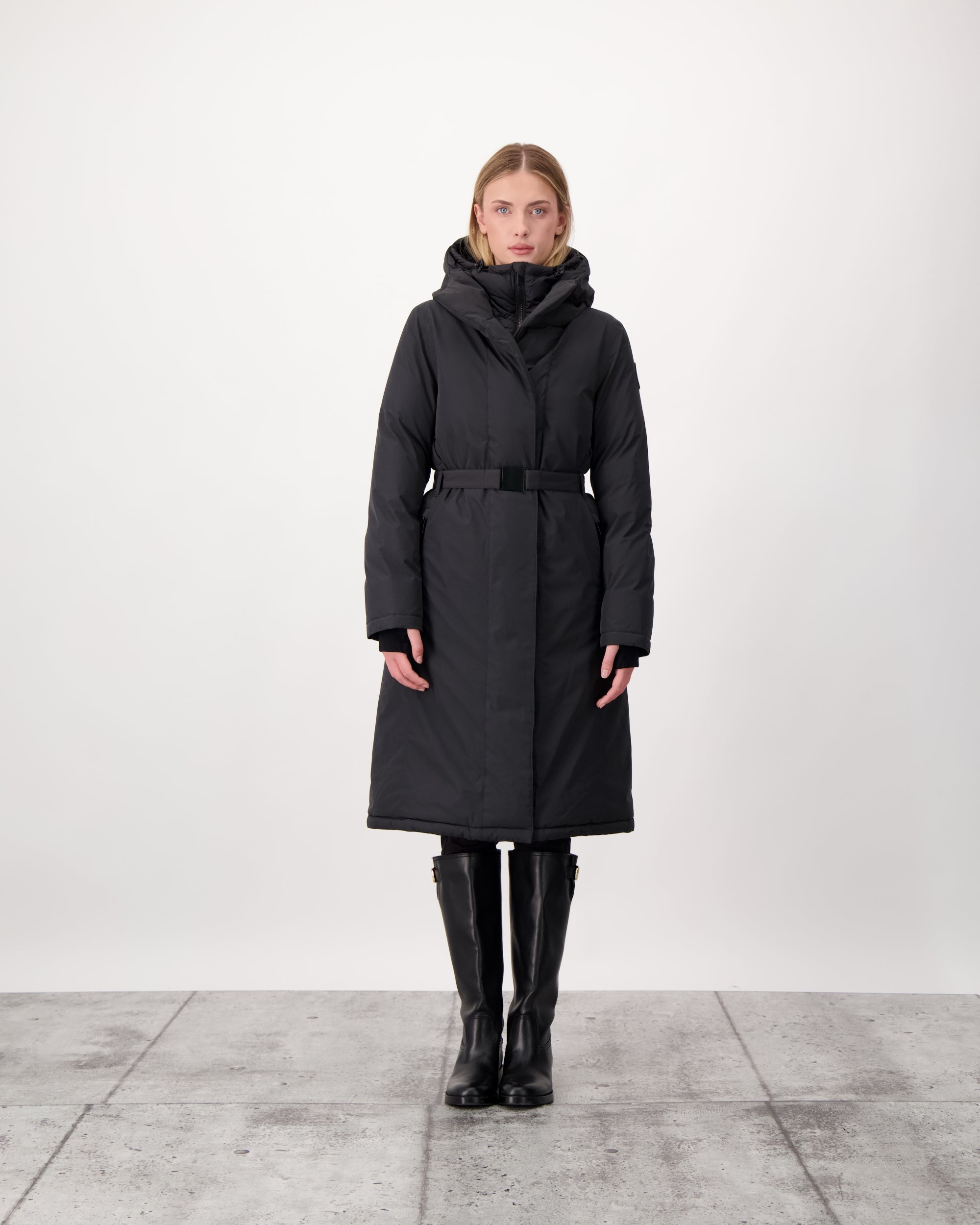 Lara Women's Belted Parka – Nobis - Canada