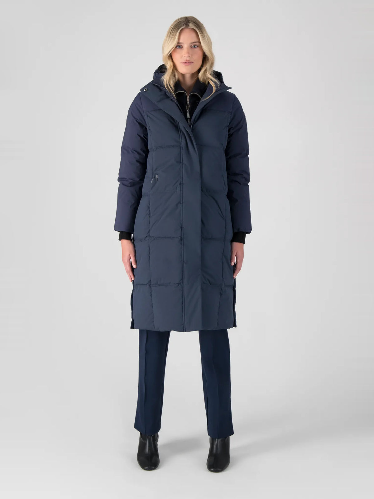 Millie Women's Long Puffer Jacket - Marine