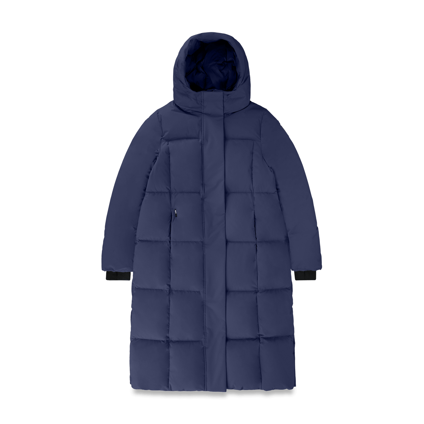 Millie Women's Long Puffer Jacket in Marine