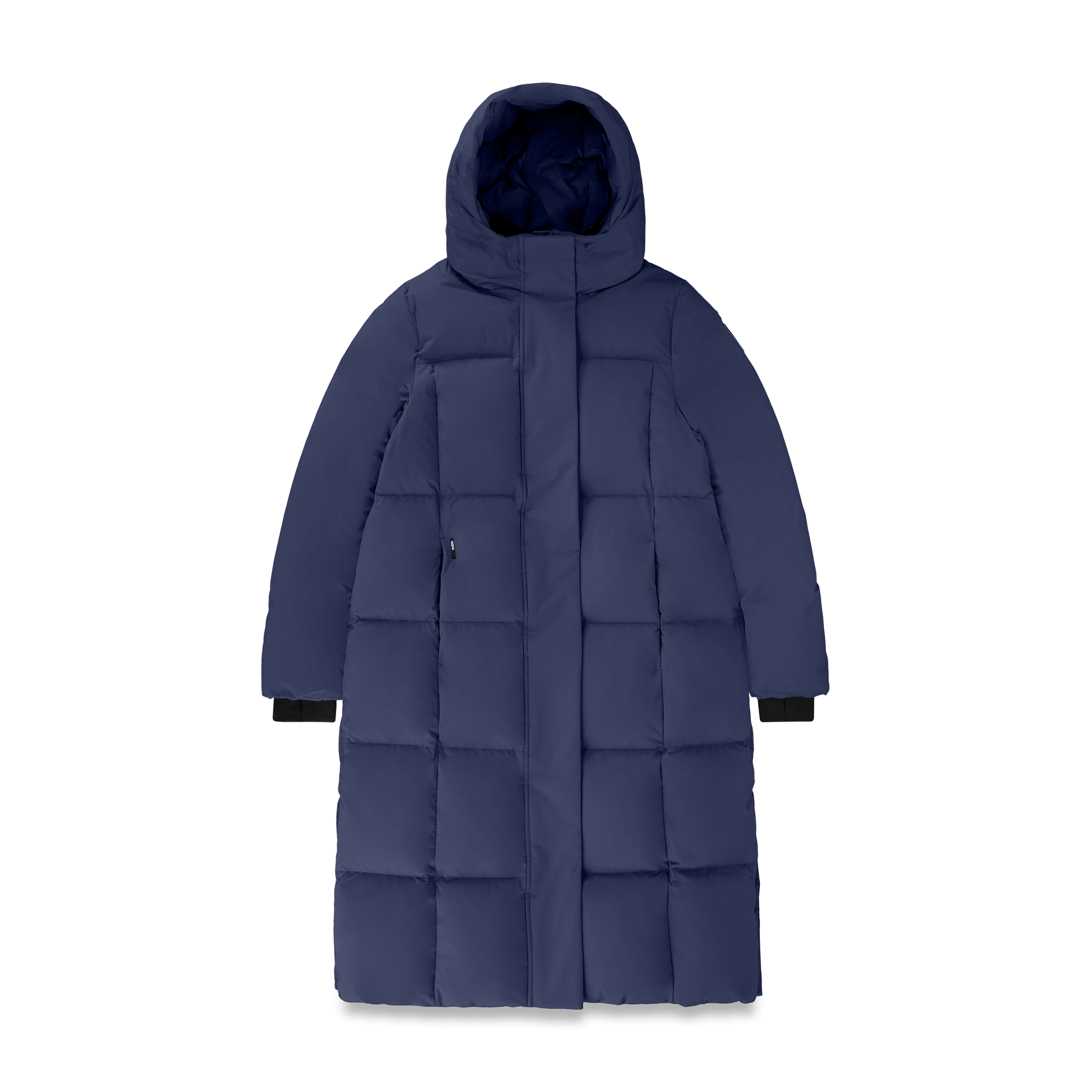 Millie Women's Long Puffer Jacket in Marine