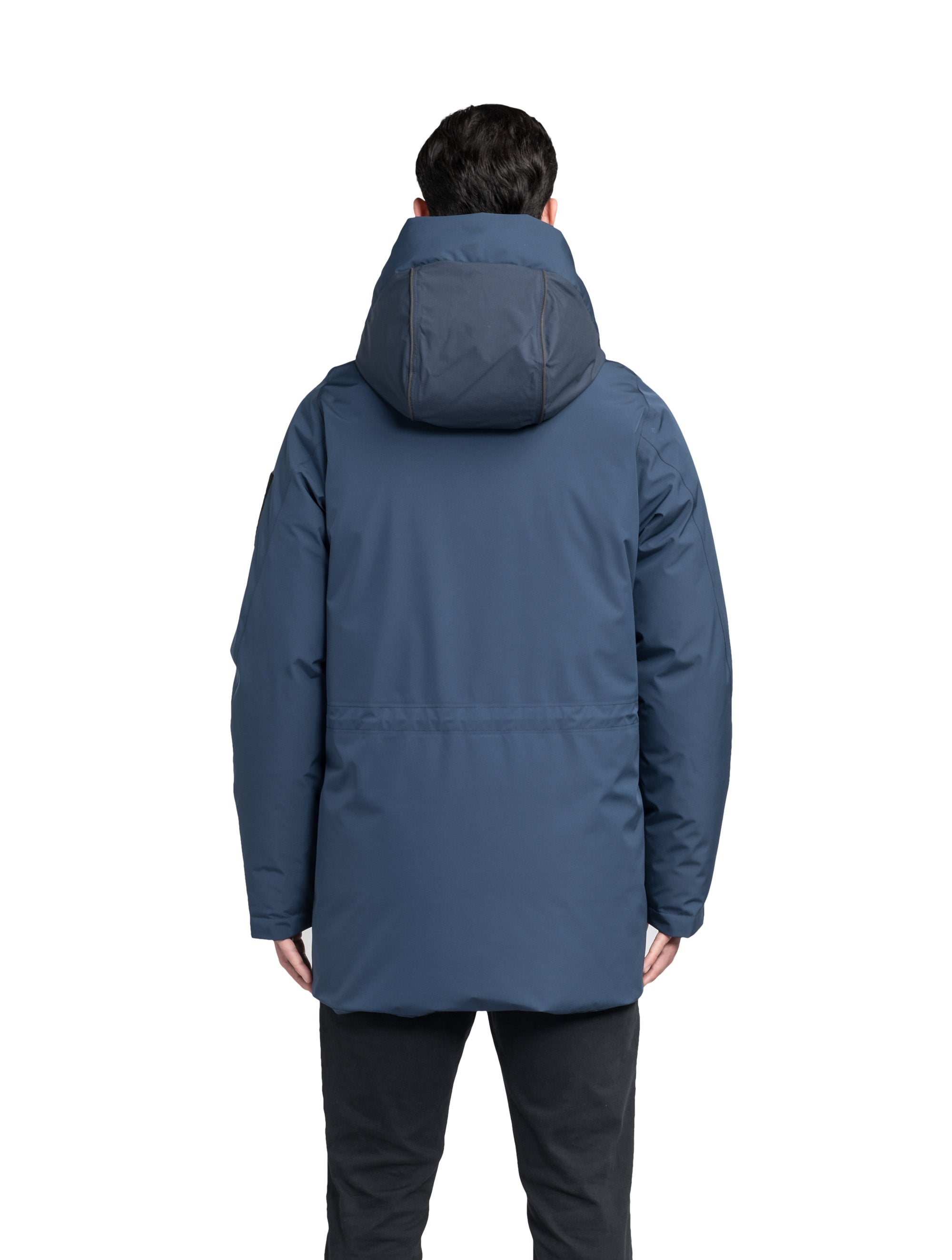 Hooded utility outlet jacket