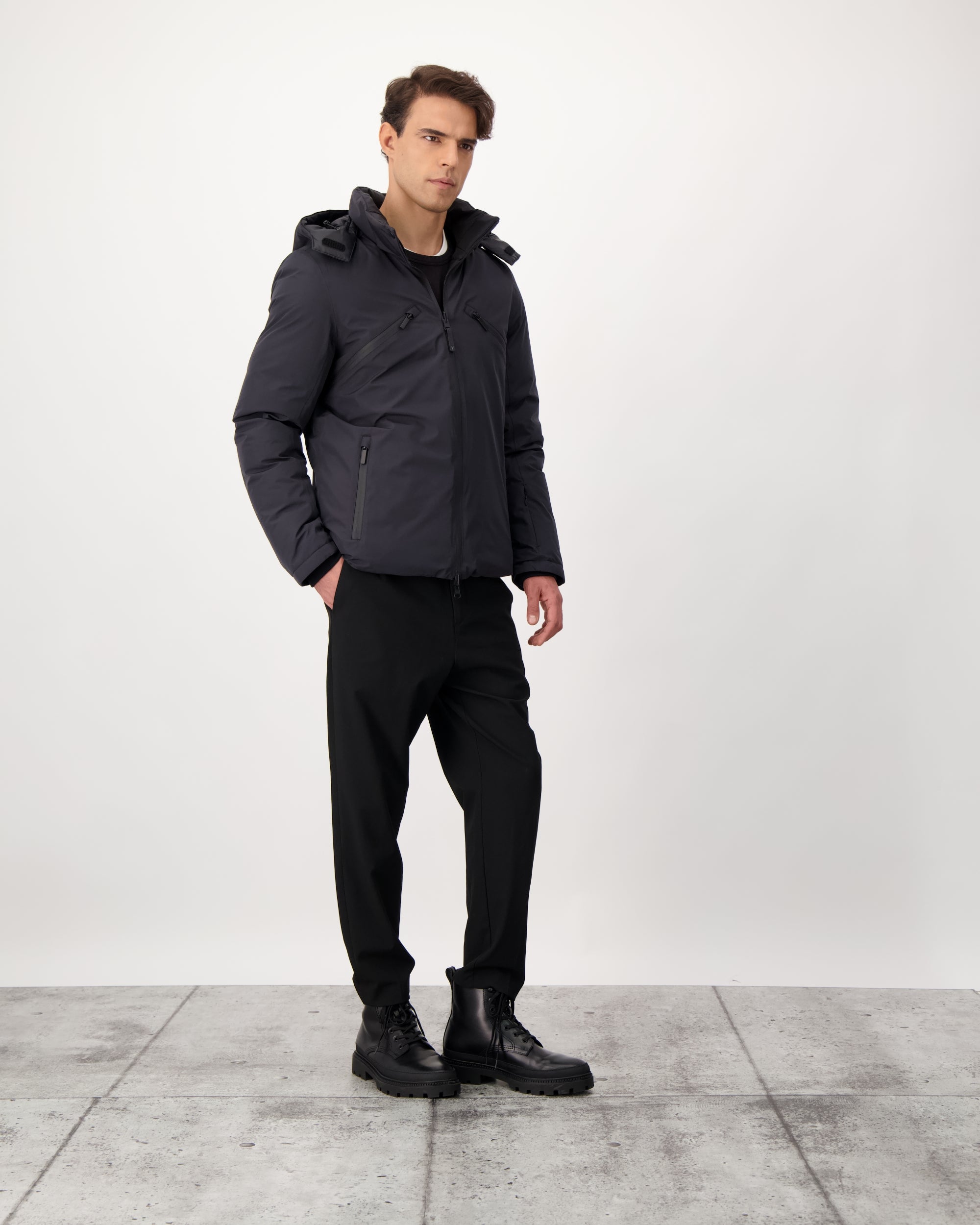 ジャケット・アウター UnaDripper Oliver Men's Reversible Puffer Jacket – Nobis - Canada