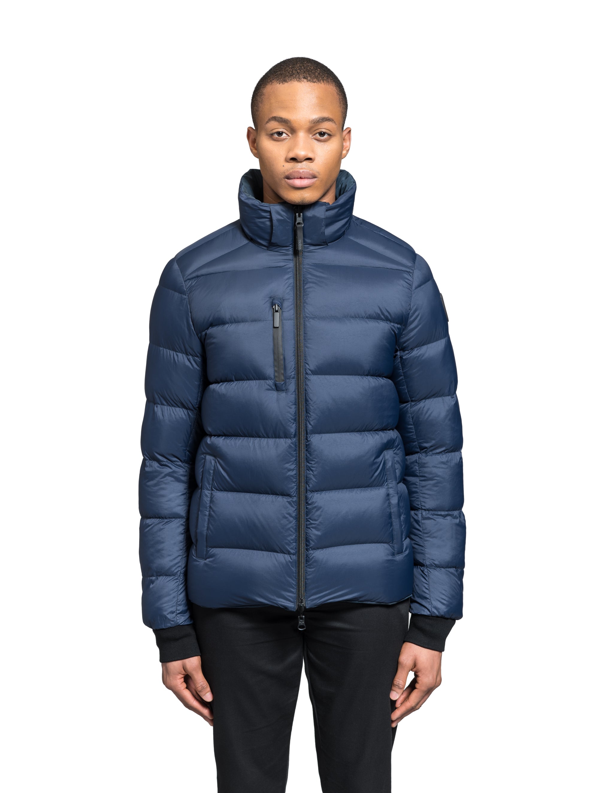 Navy puffer outlet jackets