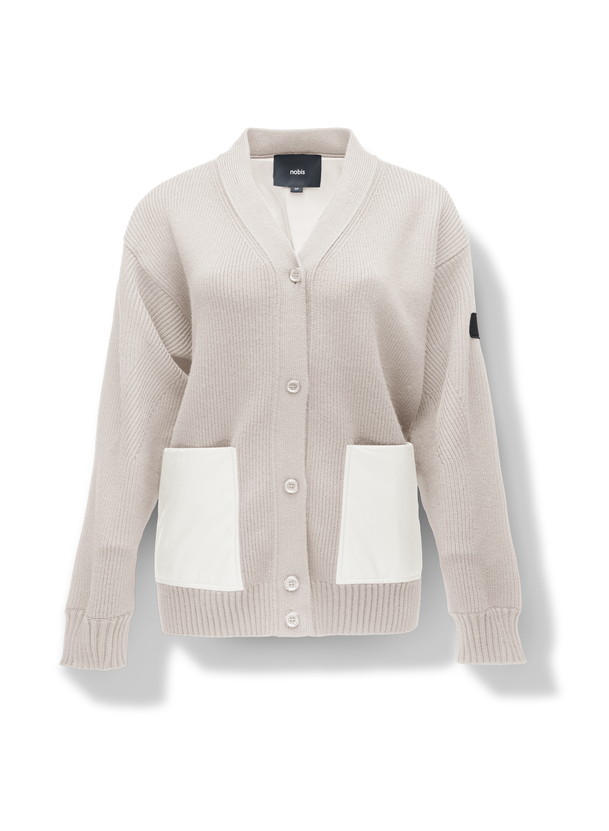 Riga Women's Tailored Button Front Cardigan – Nobis - Canada Riga Women's Tailored Button Front Cardigan – Nobis - Canada