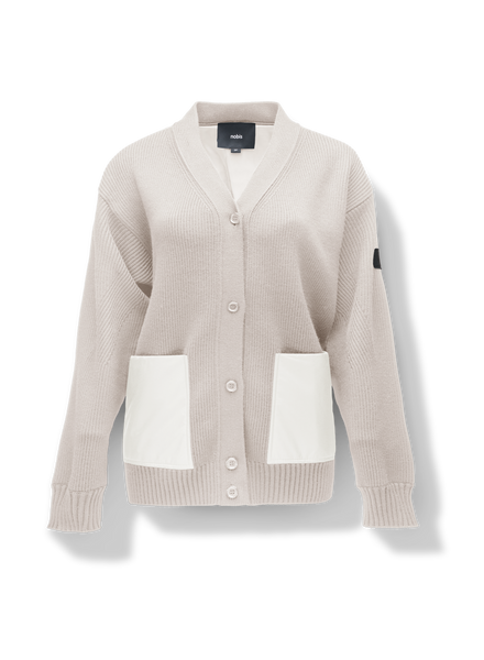 Riga Women's Tailored Button Front Cardigan – Nobis - Canada