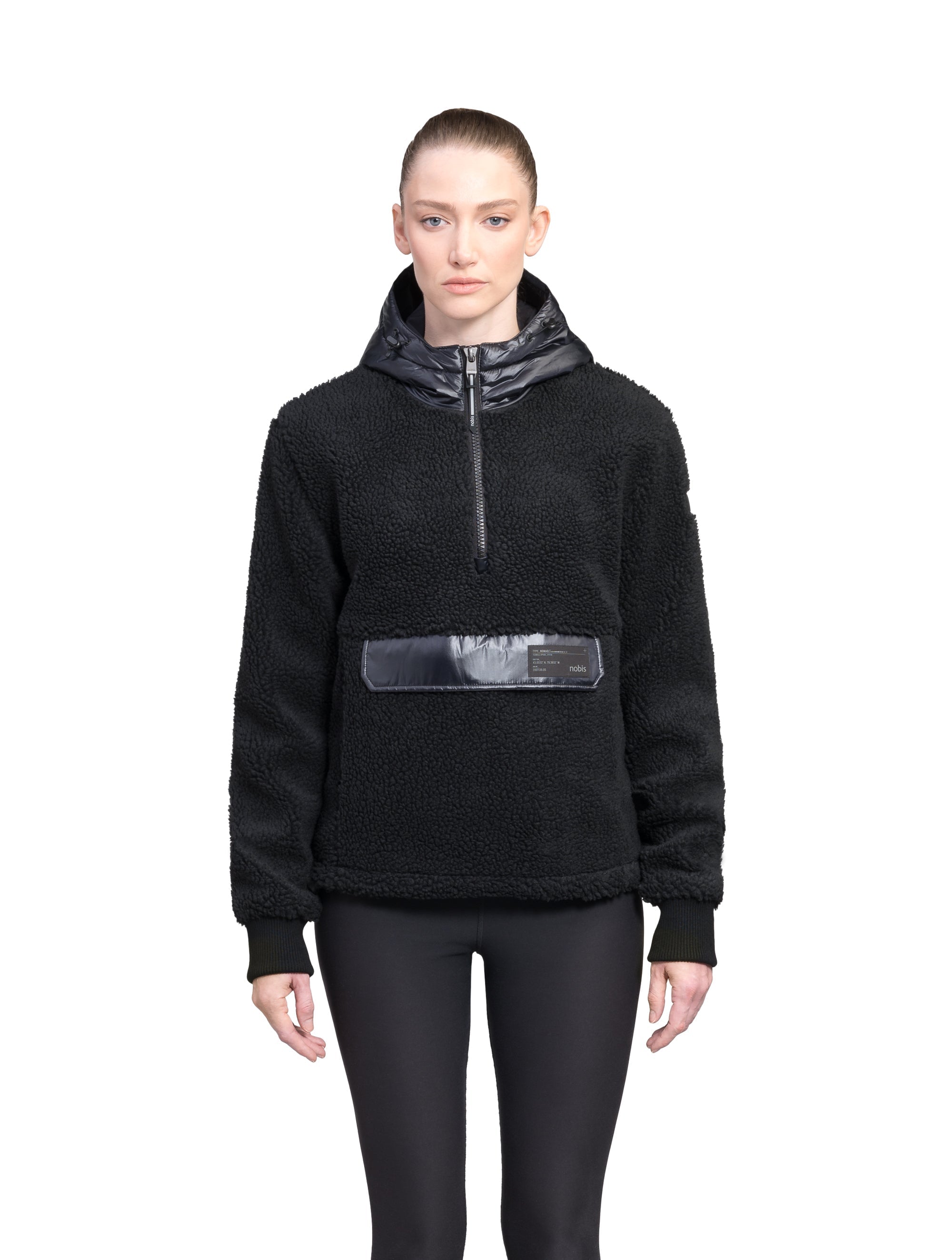 Roche Women's Hybrid Berber Pullover Hoodie – Nobis - Canada
