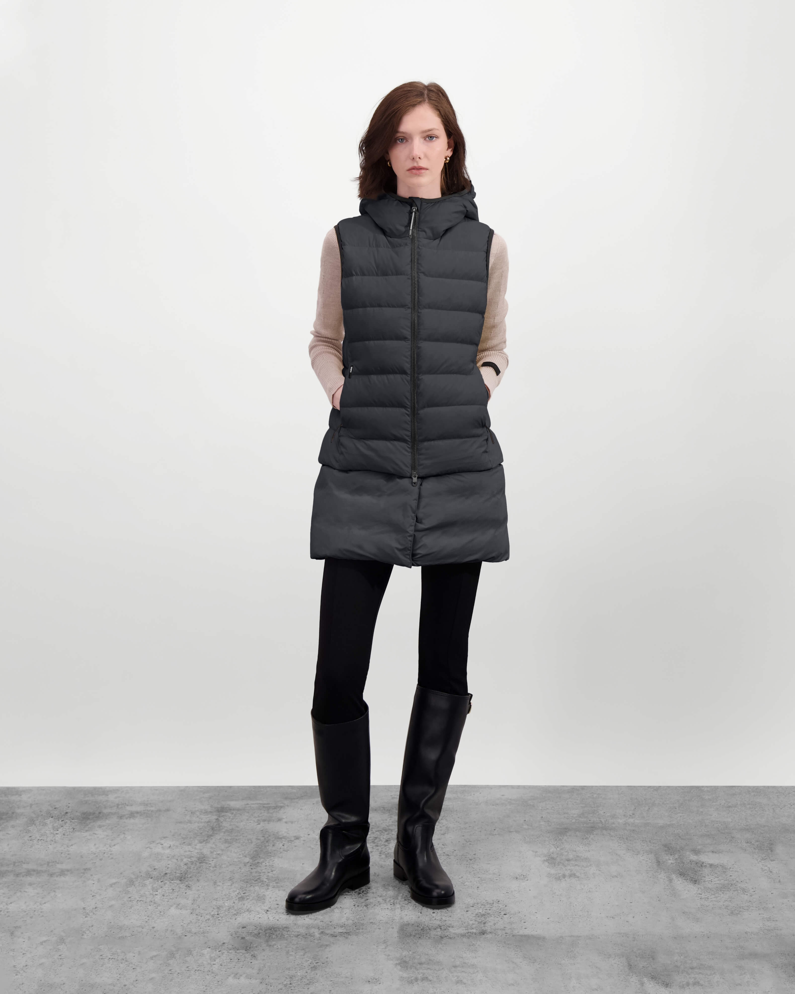 Saratoga Women's Tailored Puffer Vest – Nobis - Canada