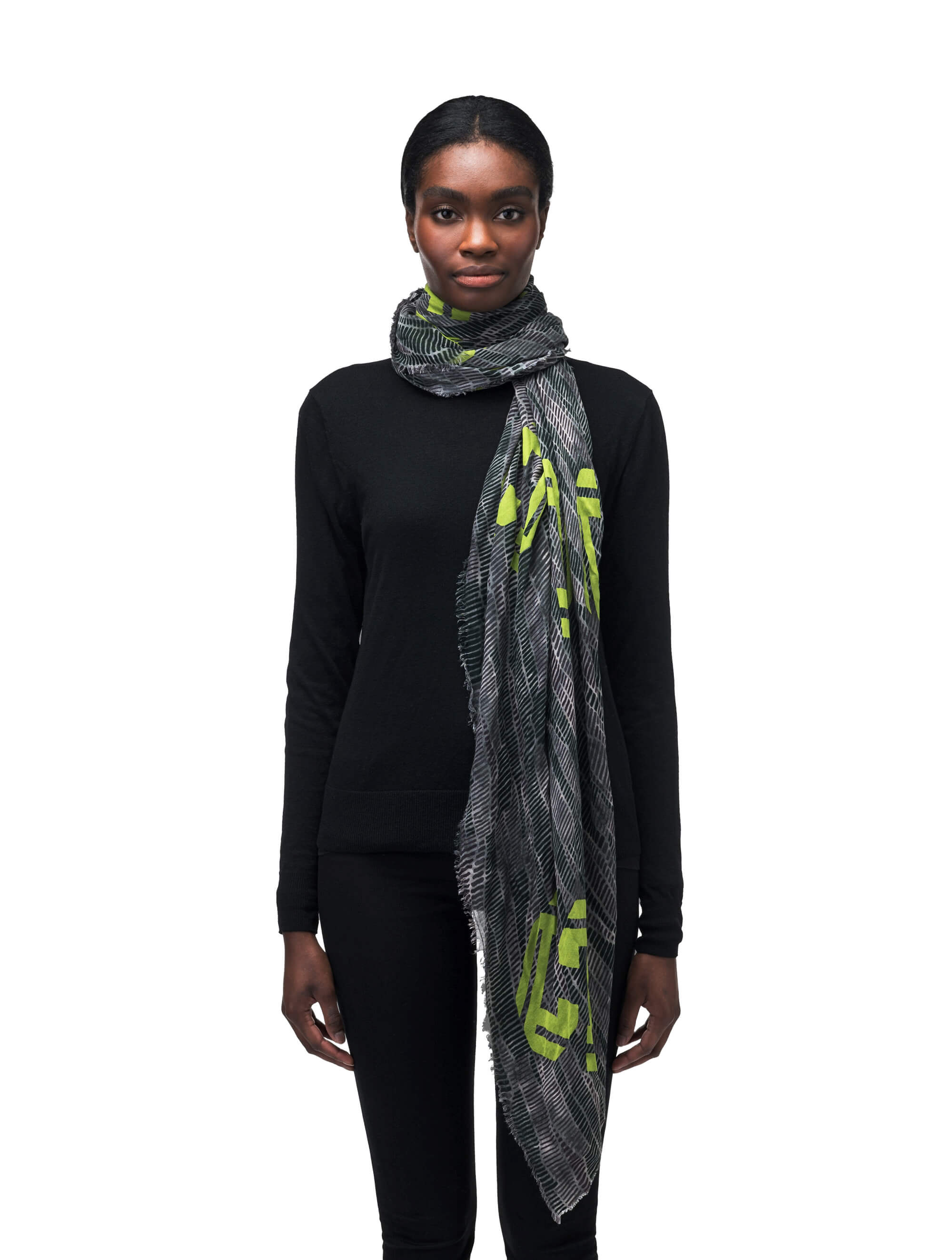 Serge Ibaka x Nobis Monogram Scarf – Nobis - Canada Serge Ibaka x Nobis Monogram Scarf – Nobis - Canada