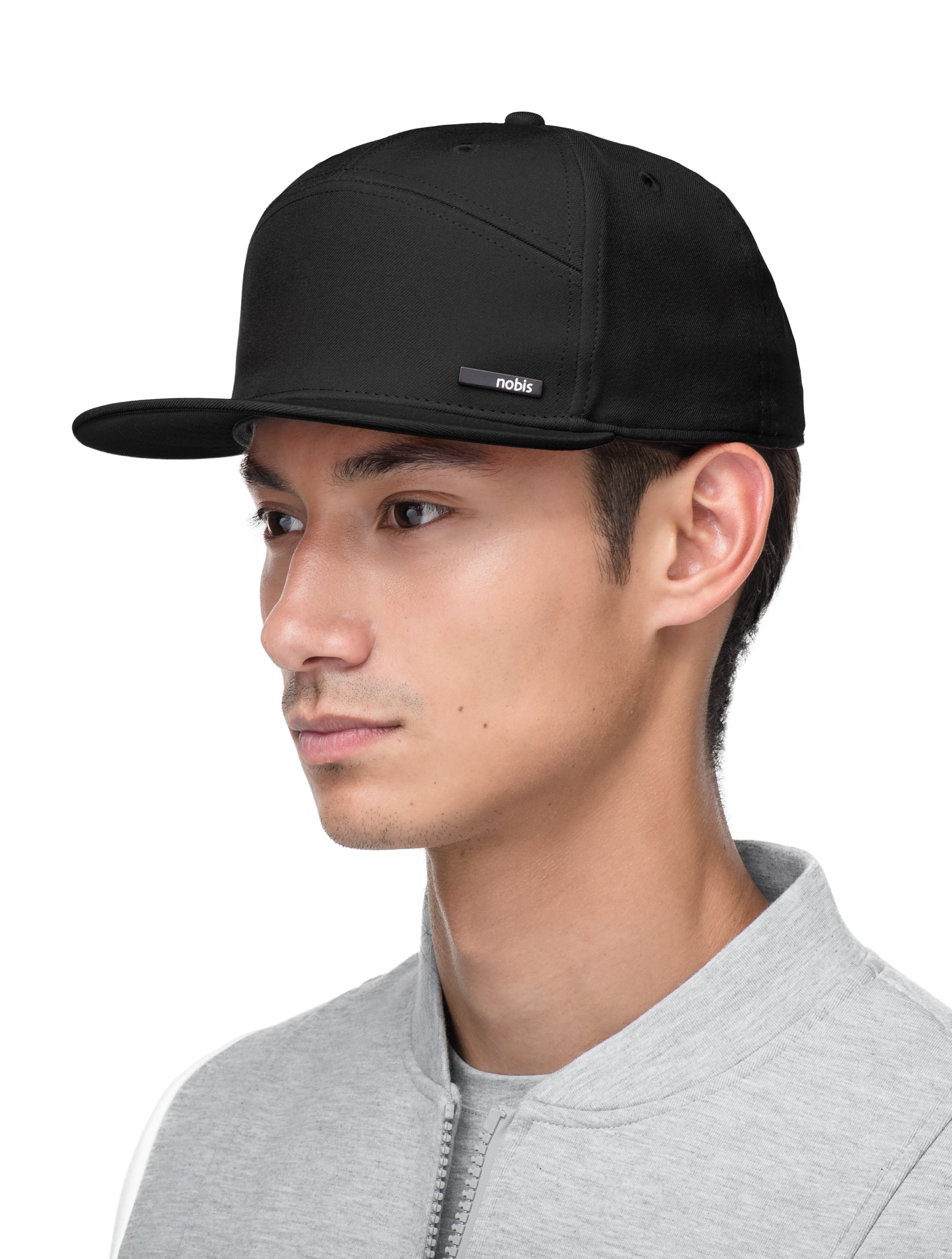 Solar 7-Panel Flat Peak Snapback Cap – Nobis - Canada
