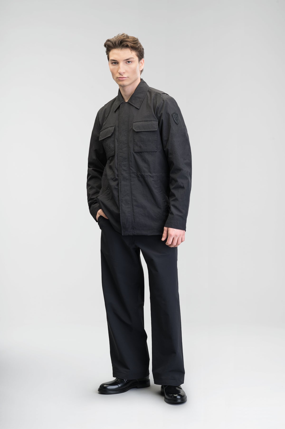 Tien Men's Field Jacket in Black