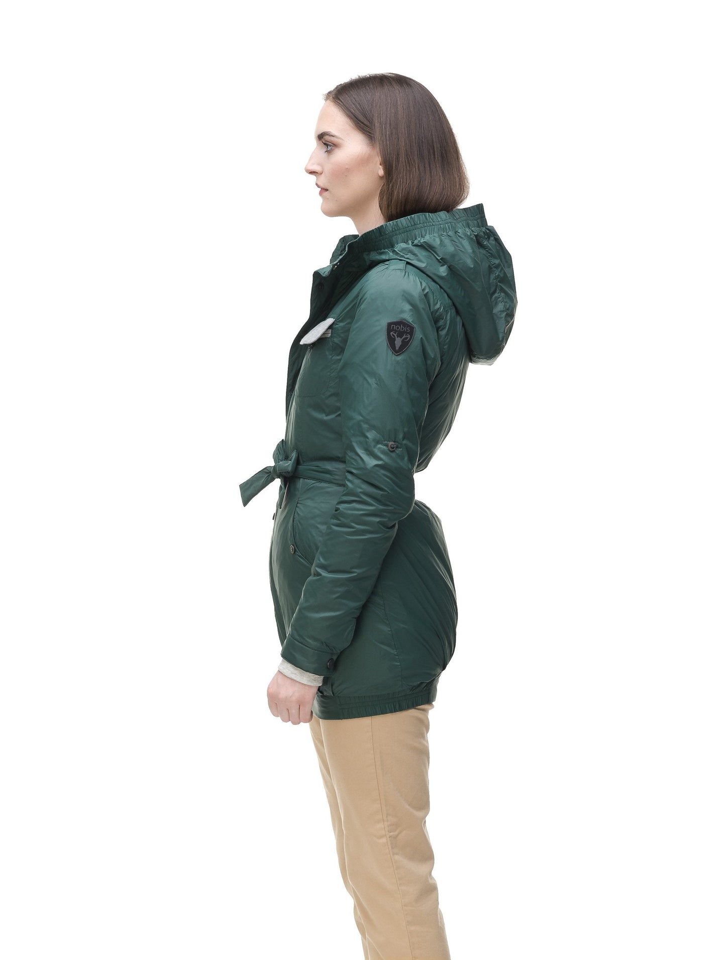 Women's ultralight down jacket in Forest