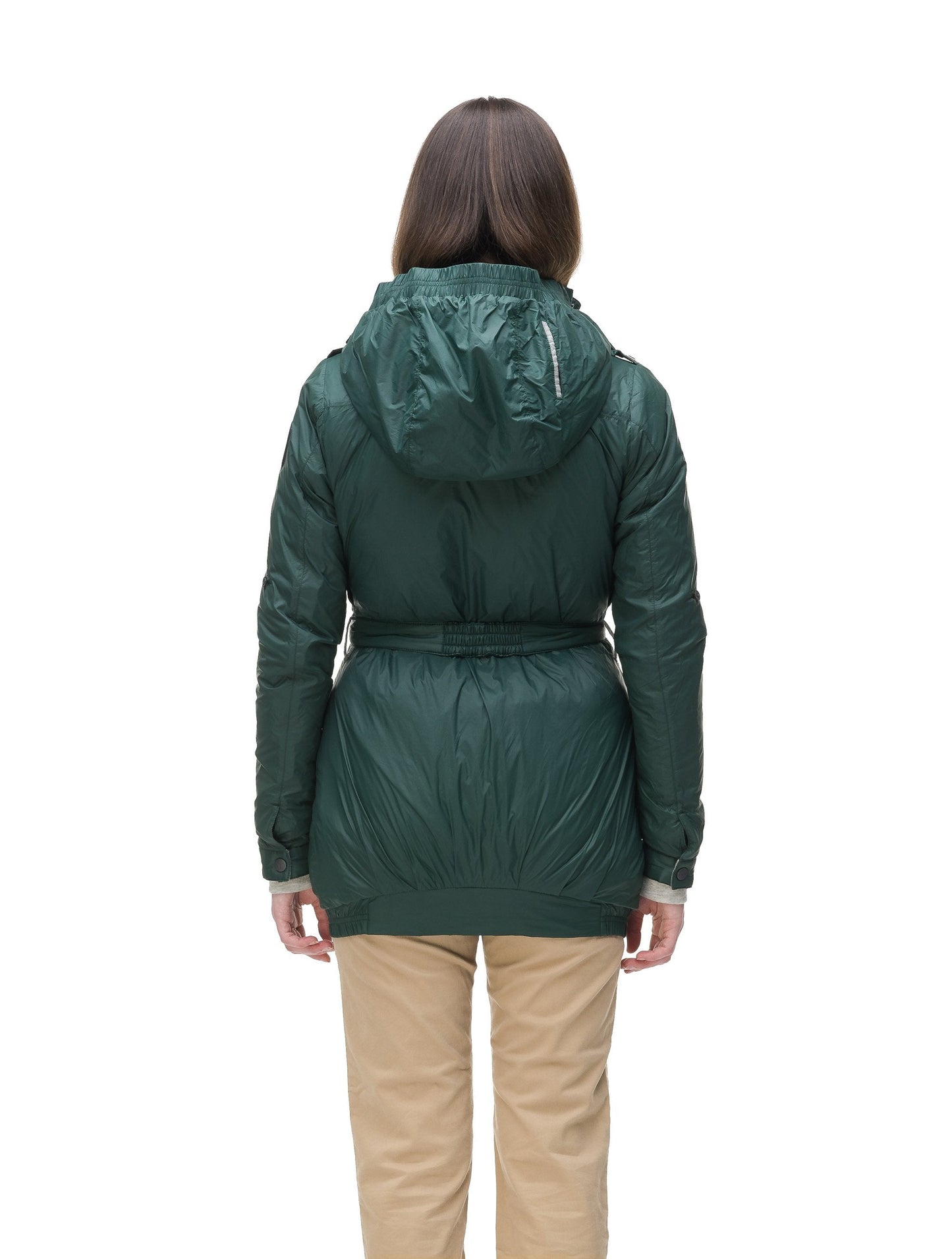 Women's ultralight down jacket in Forest