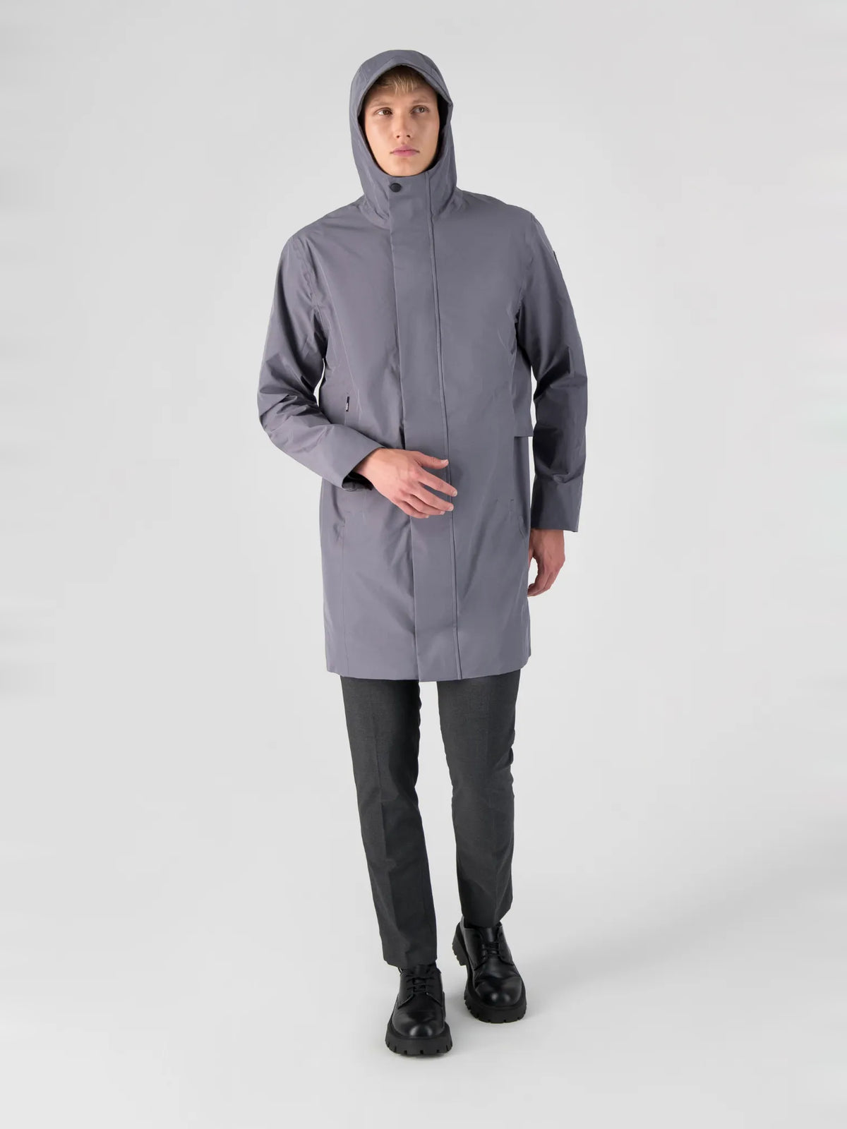 Upton Men's All-Weather Shell Jacket - Concrete