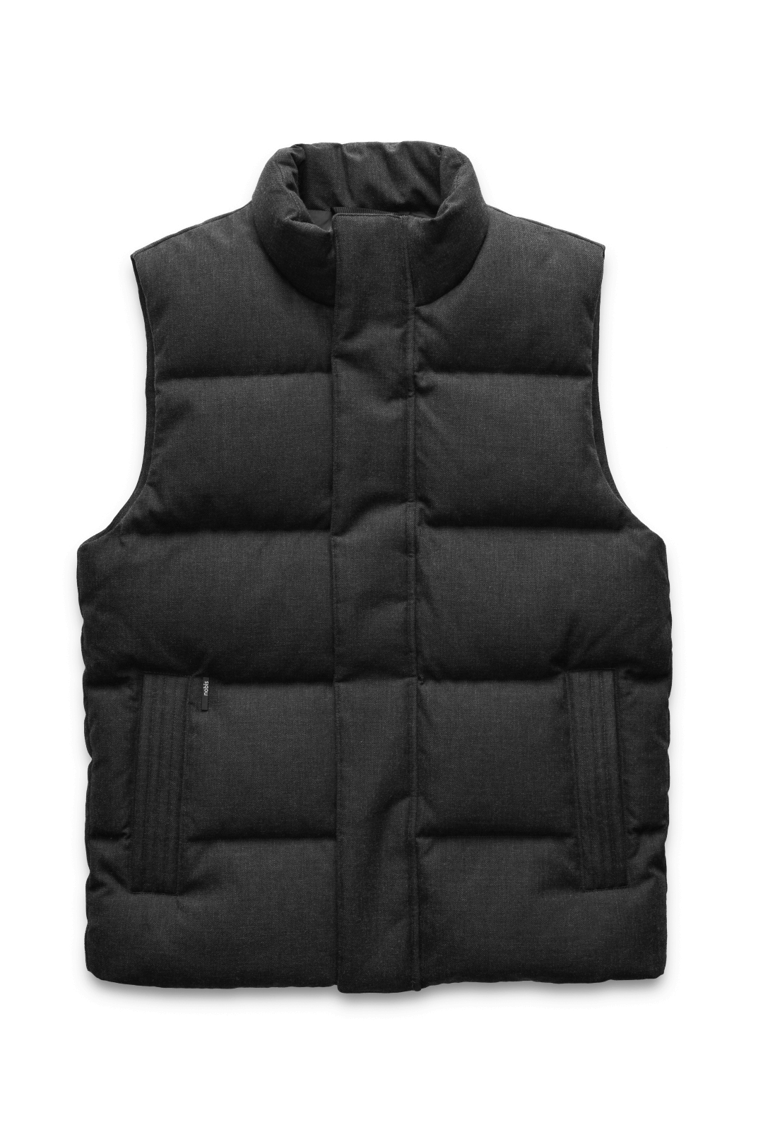 Plain black 2025 vest mens