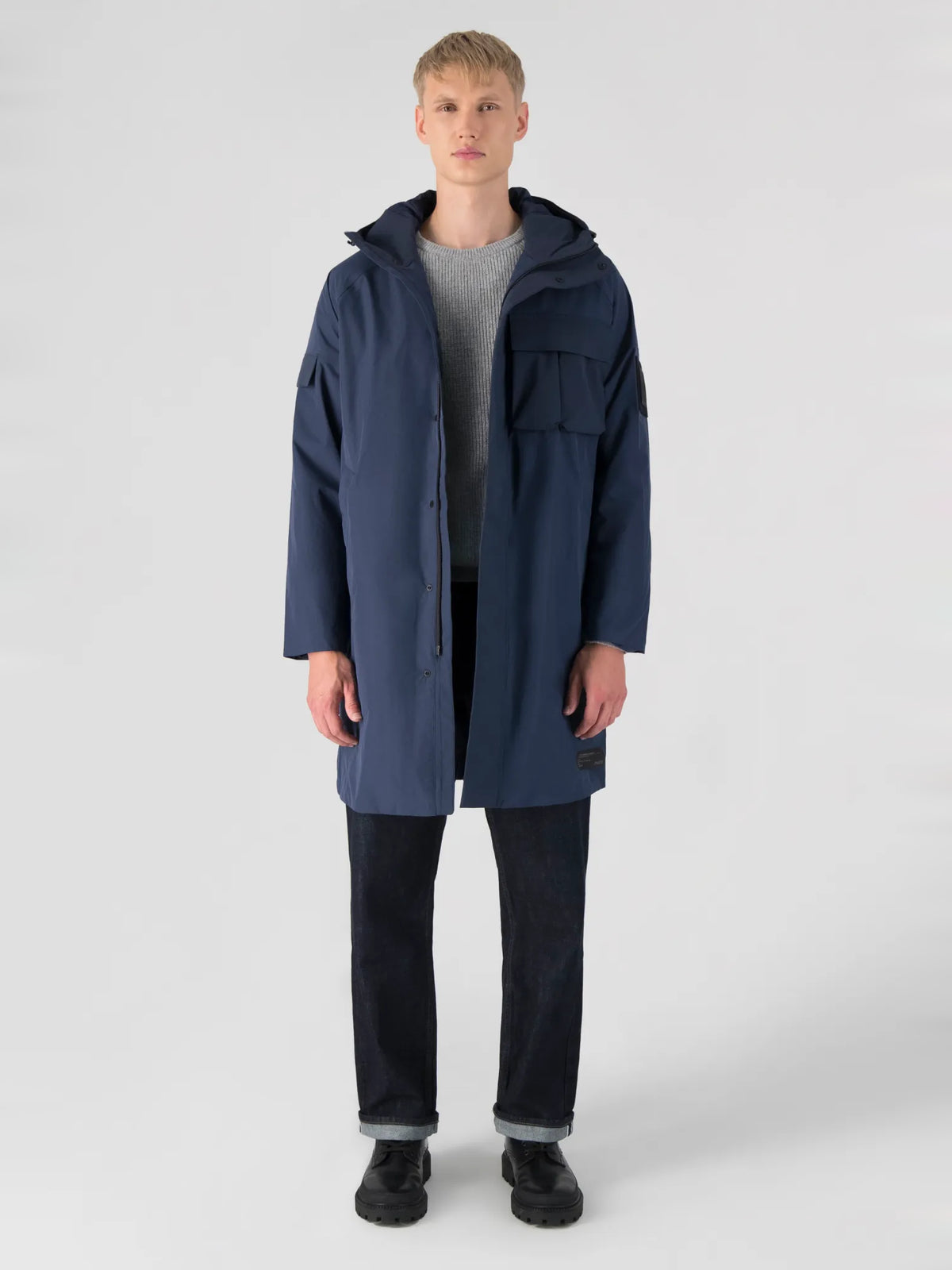Wylder Men's Performance Rain Jacket - Marine