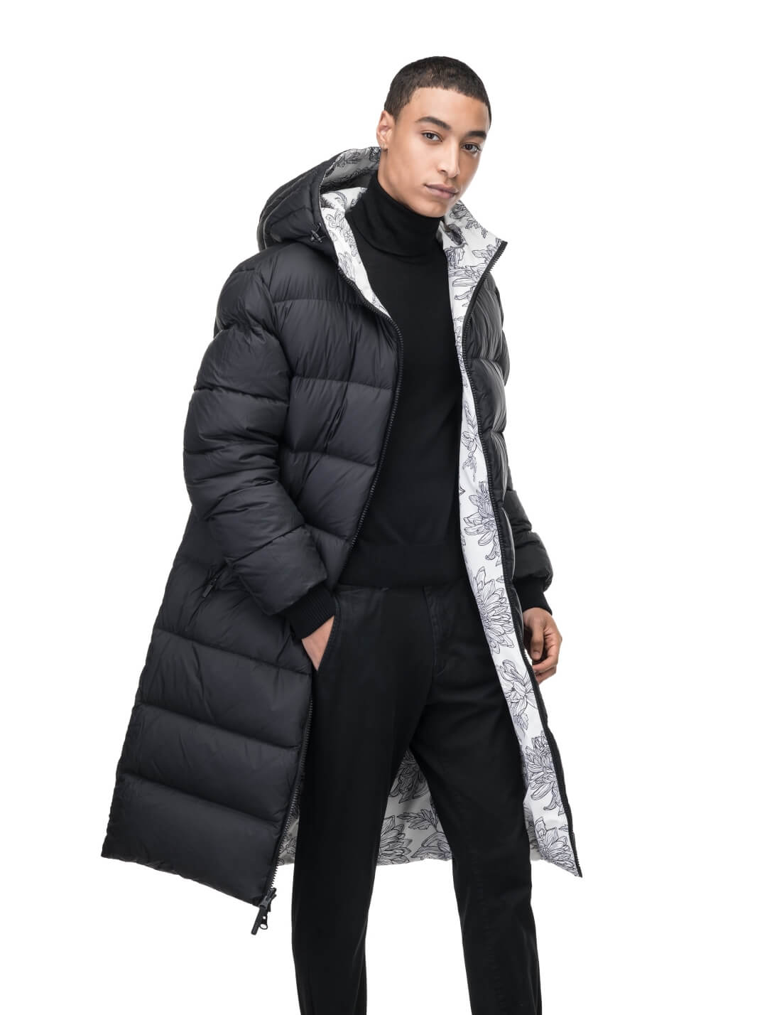 Wayland Men's Long Reversible Puffer – Nobis - Canada