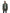 Men's waist length raincoat with a magnetic placket and top button detail in Dk Forest