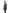 Men's waist length raincoat with a magnetic placket and top button detail in Dk Forest