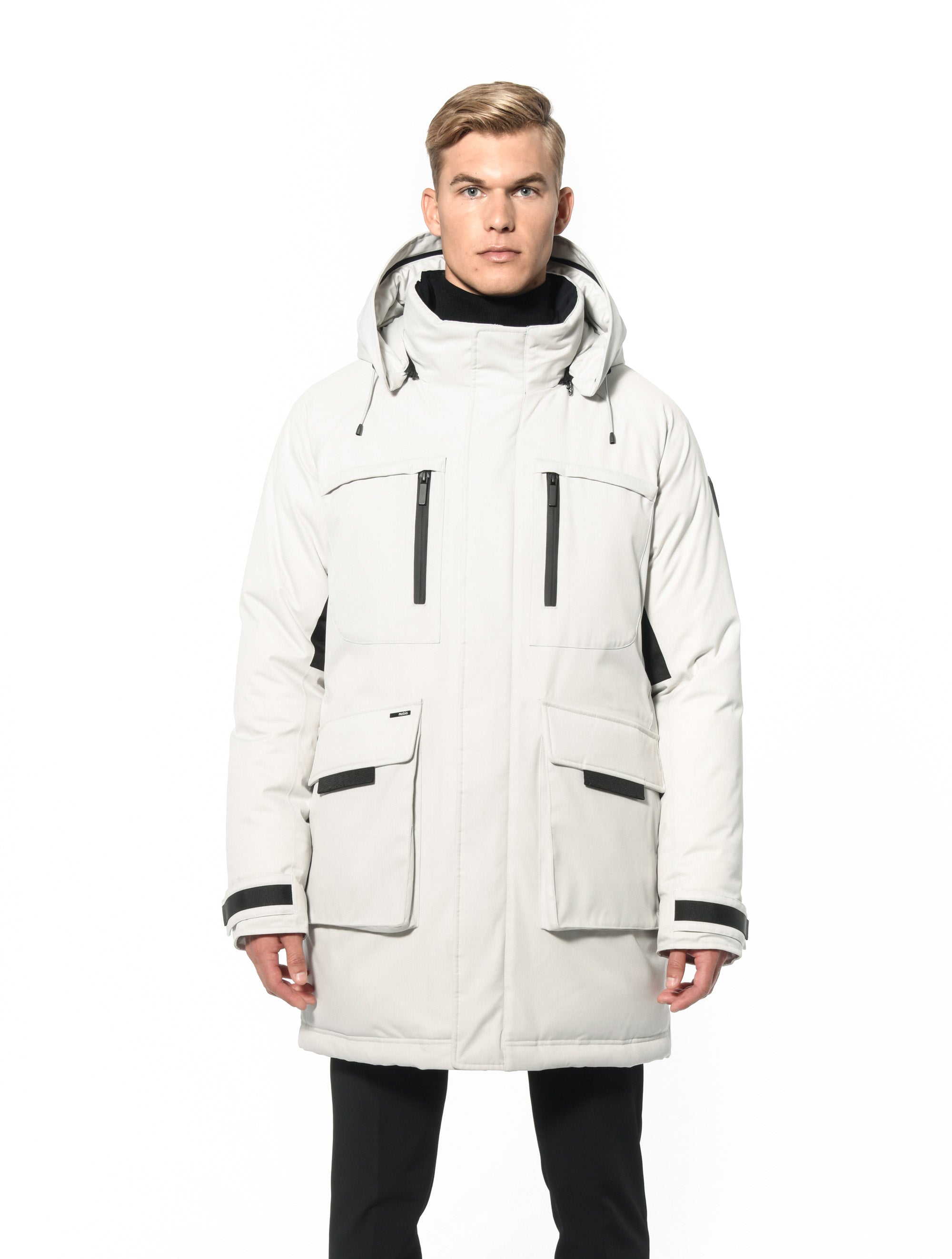 White parka store mens