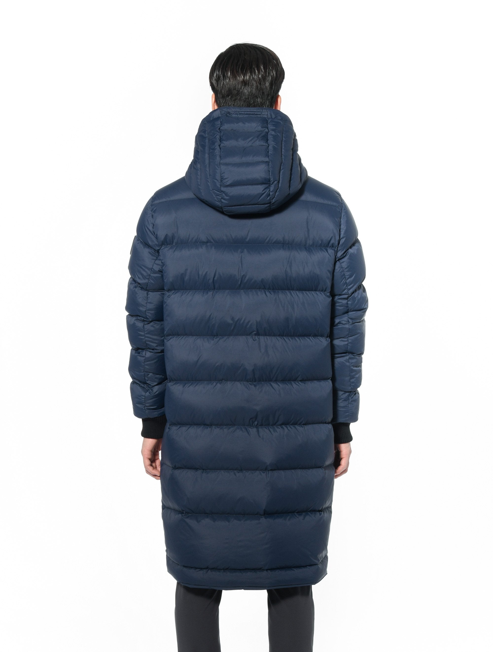 Mens long length puffer coat hotsell