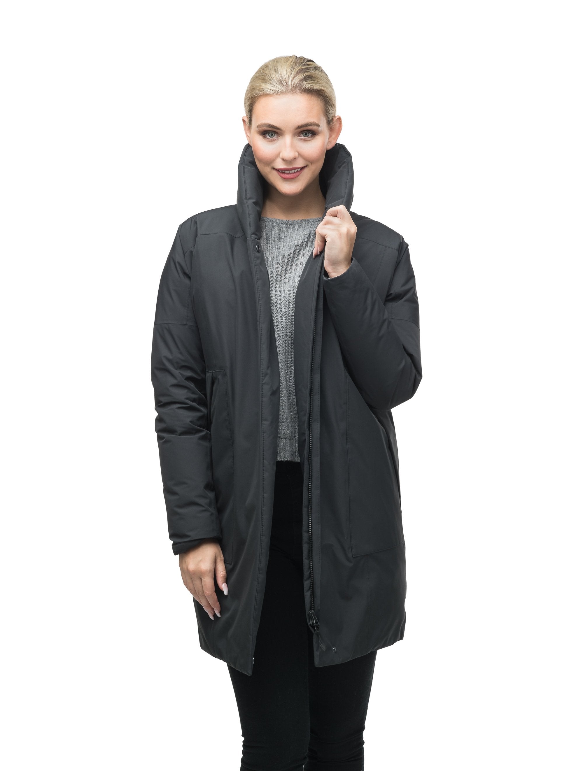 Shawl collar sale women's coat