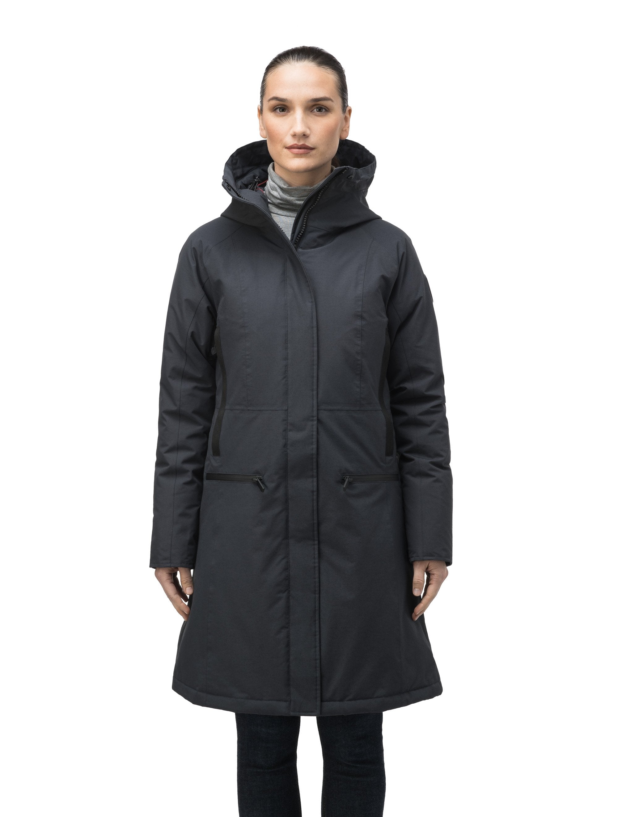 Alissa Women s Midi Fitted Parka Nobis Canada