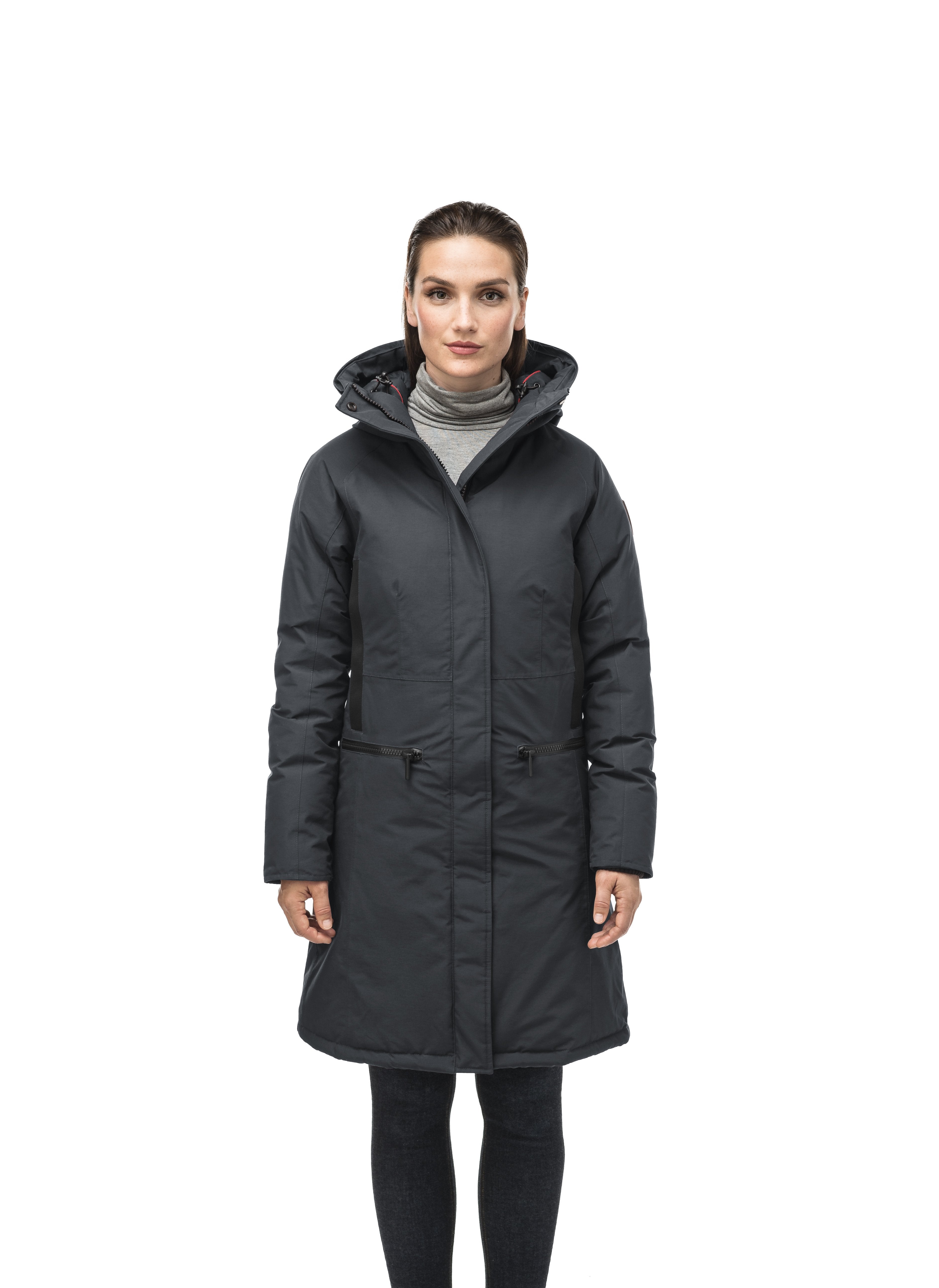 Fitted parka womens hotsell