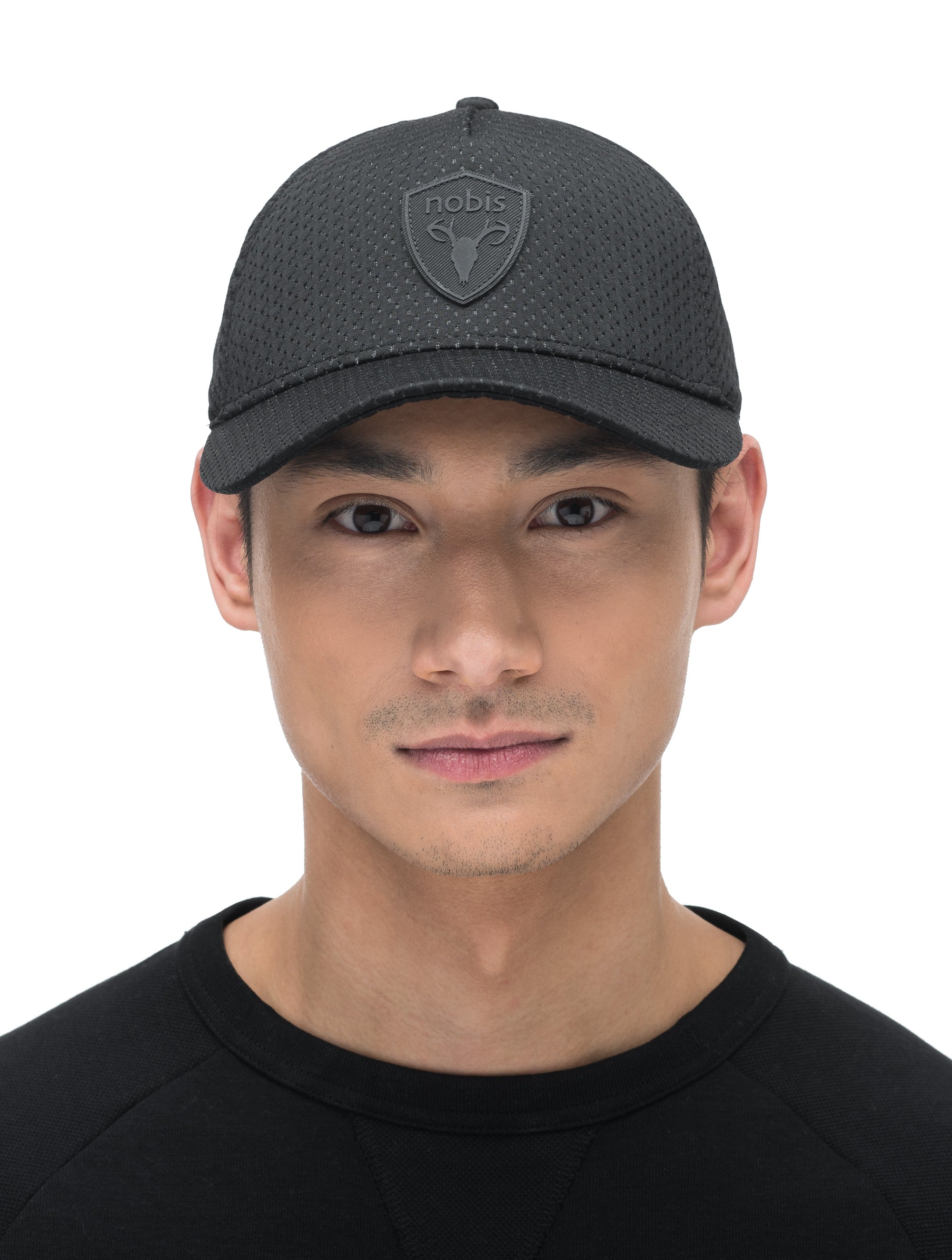 Black deals curved cap