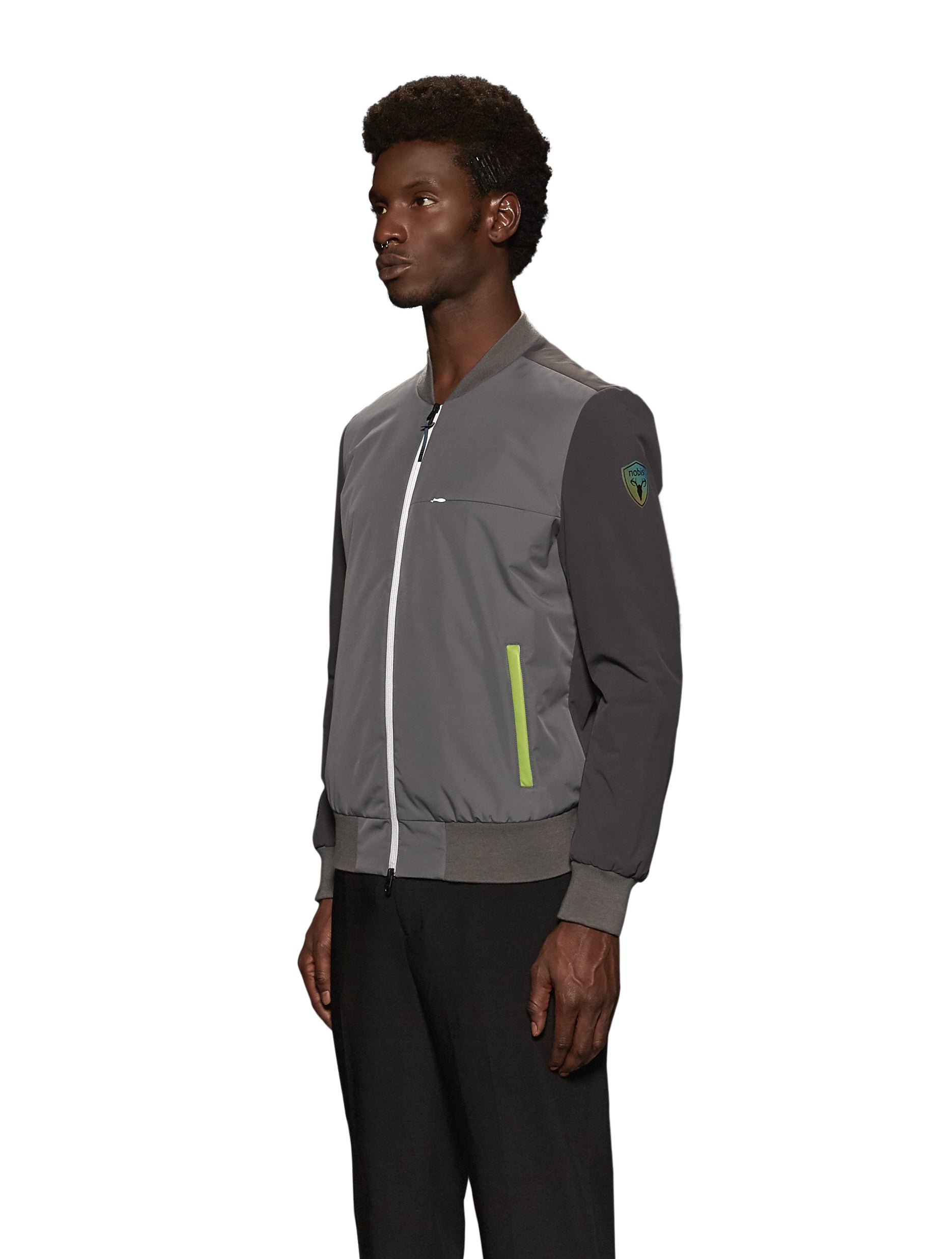 Serge Ibaka x Nobis Bomber Jacket Dusty Olive Licorice S