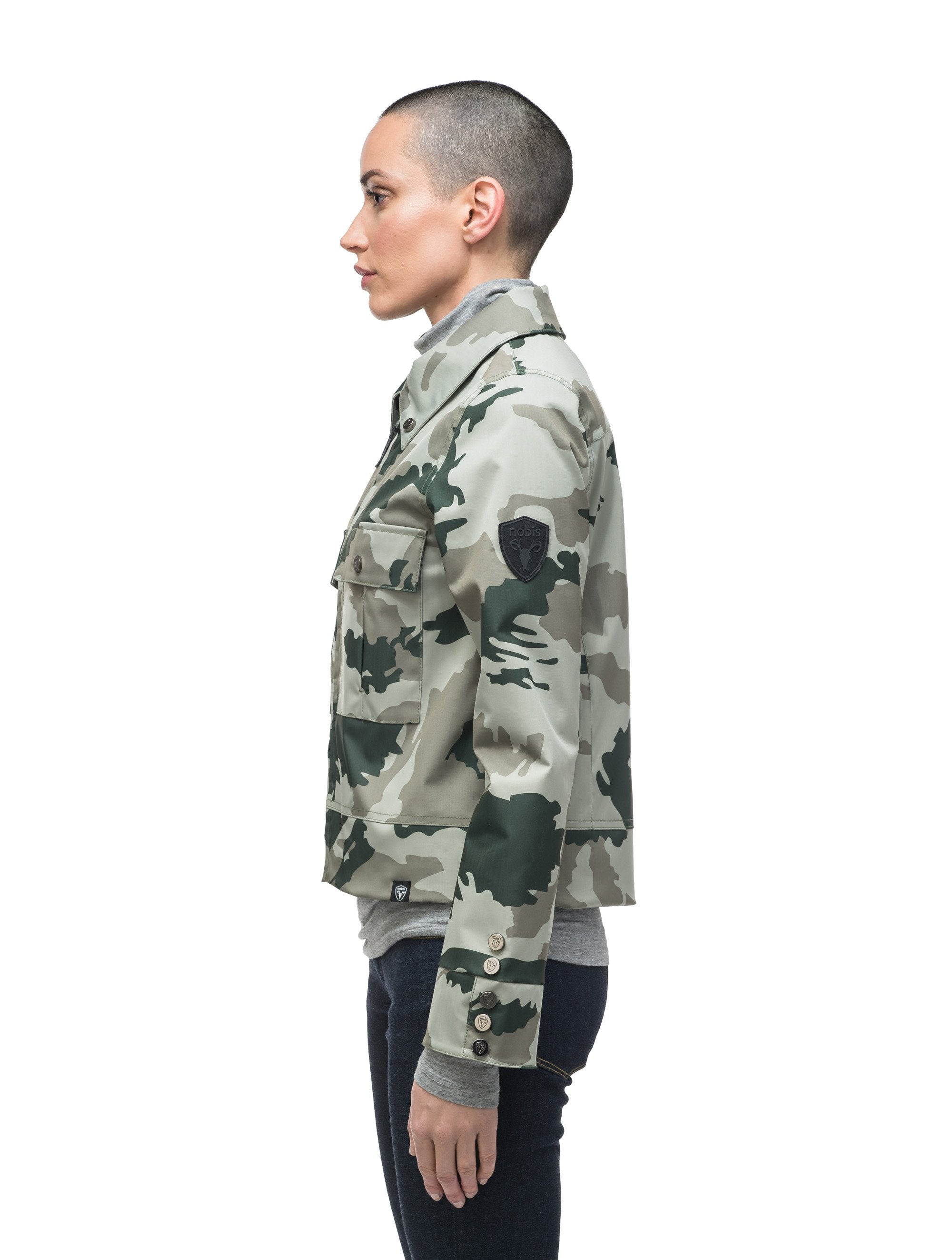 Military print jacket women's hotsell