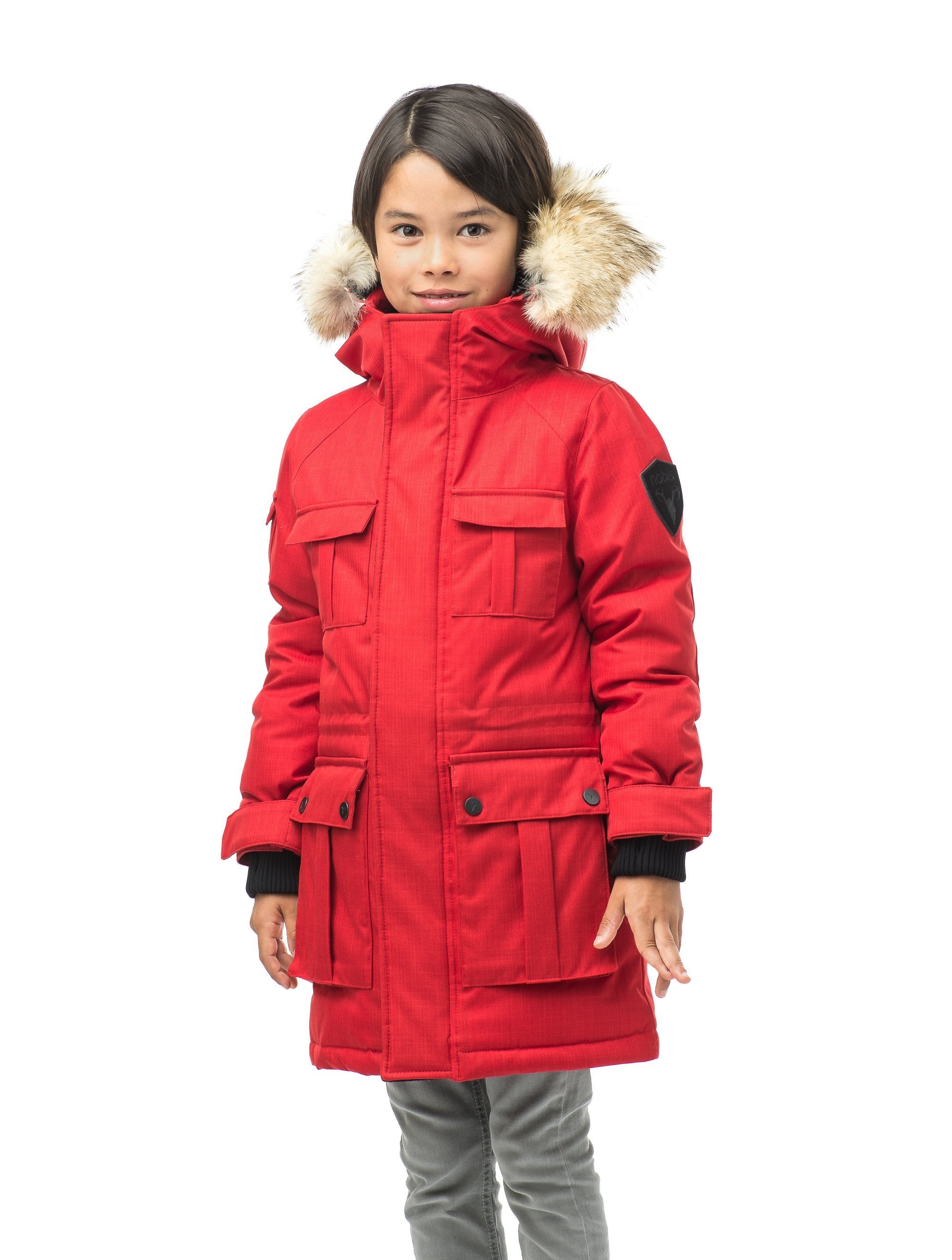 Kids 2025 red parka