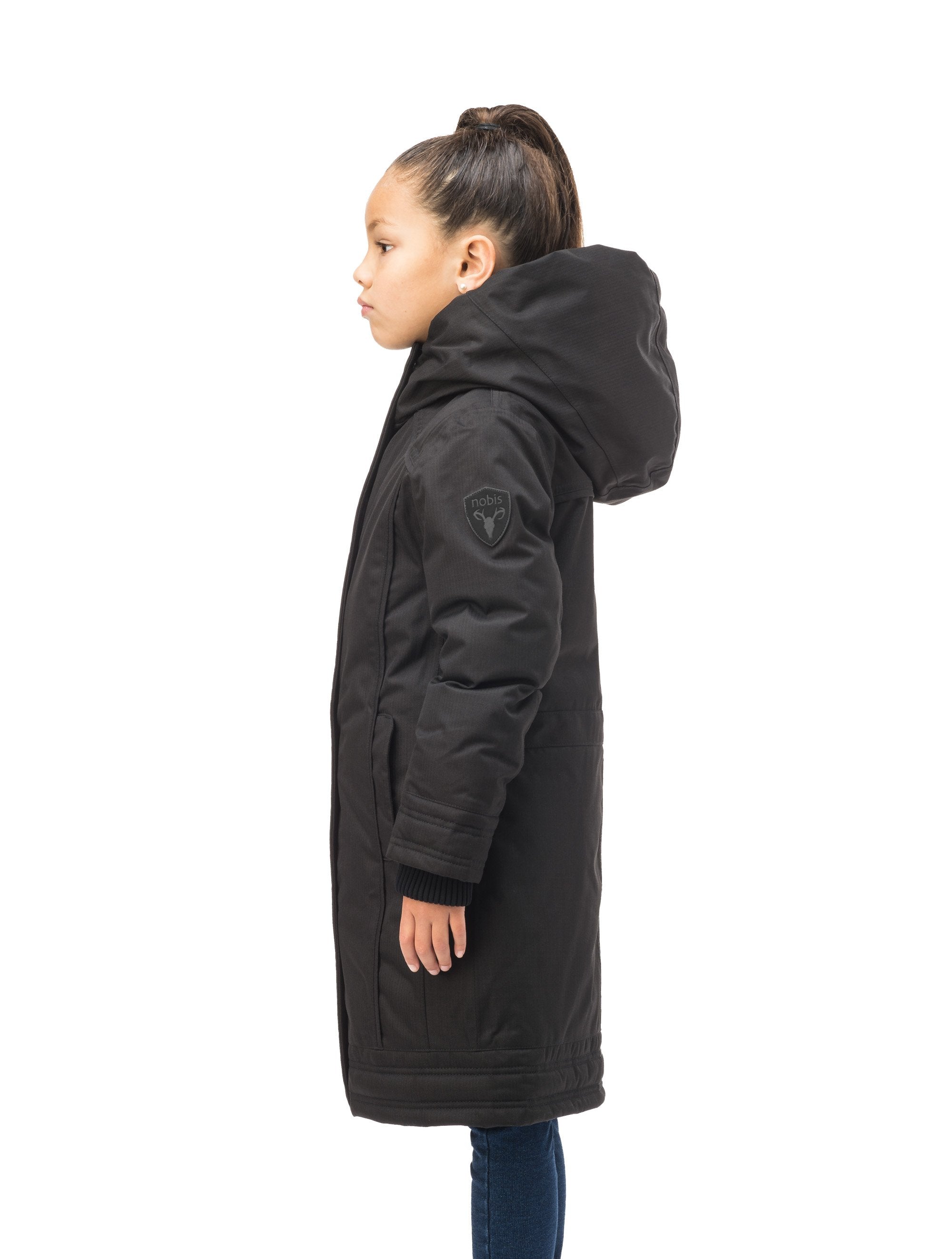 Kids black shop winter coat