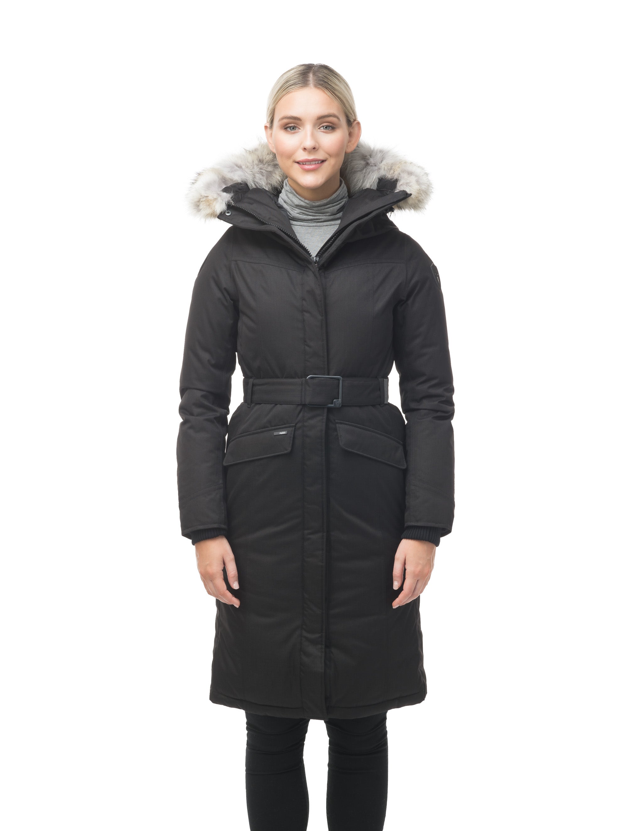 Down long coat outlet ladies