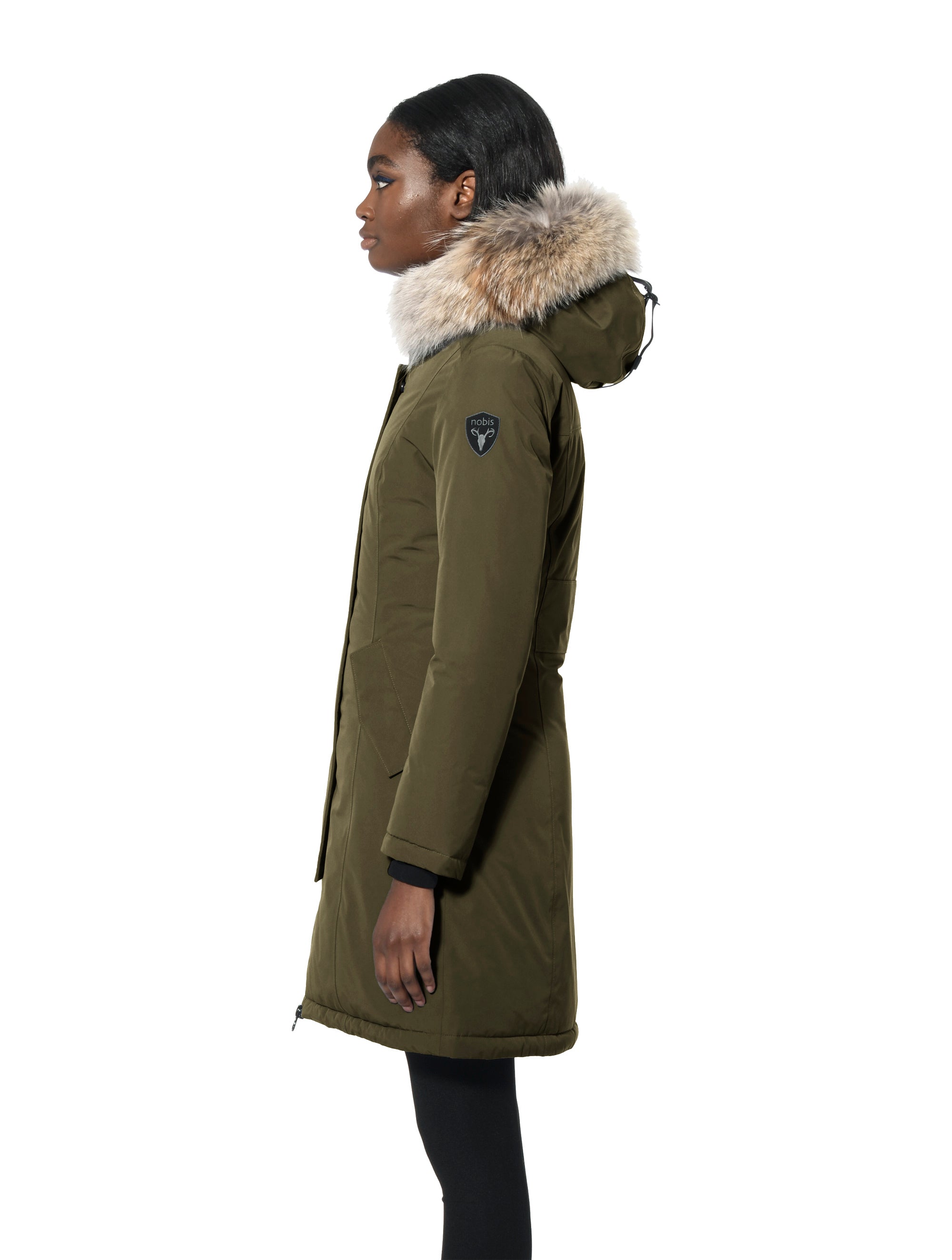 Coyote trim parka store