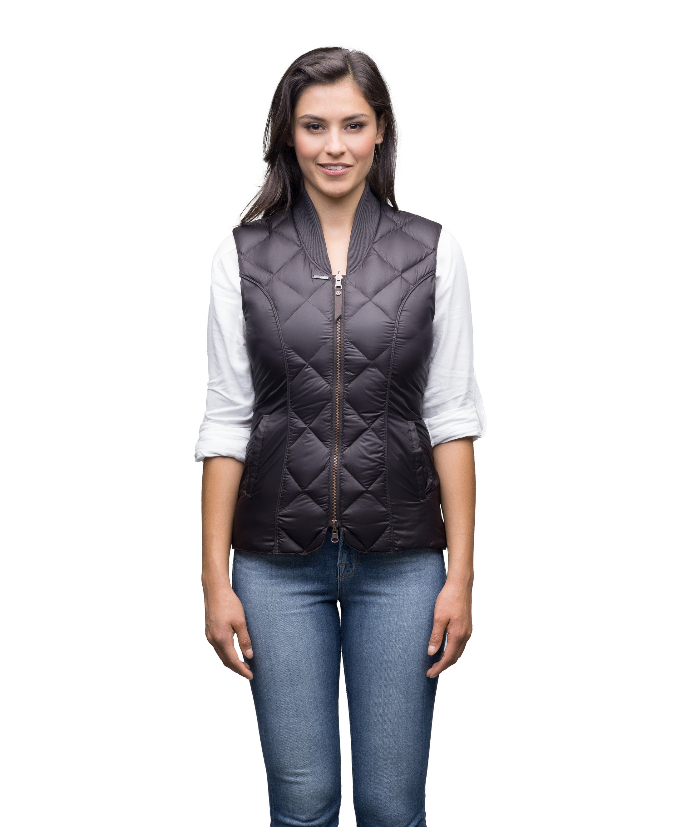 Nobis Talia Reversible Vest Women s XS Dark Brown