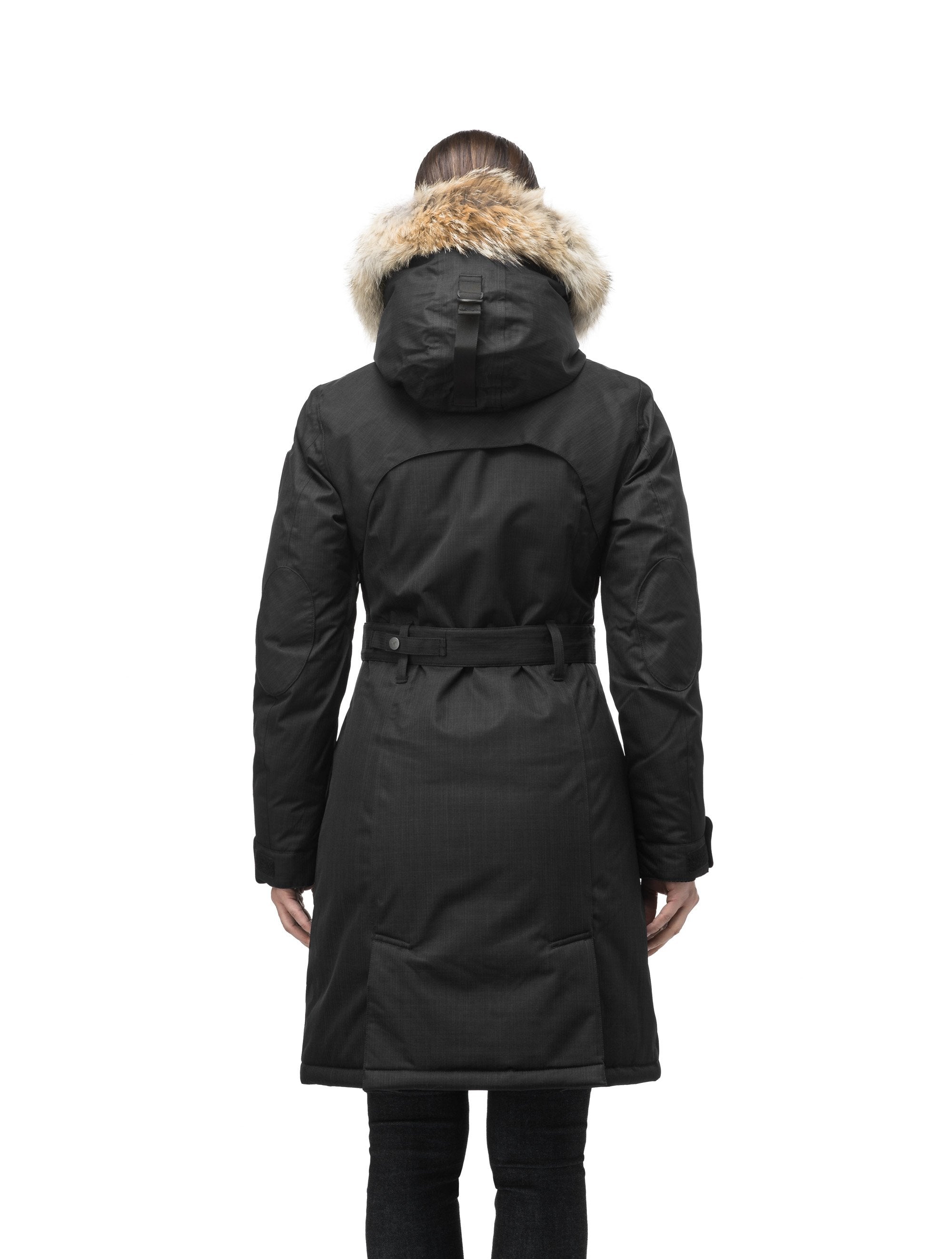 Peacoat with hot sale fur hood