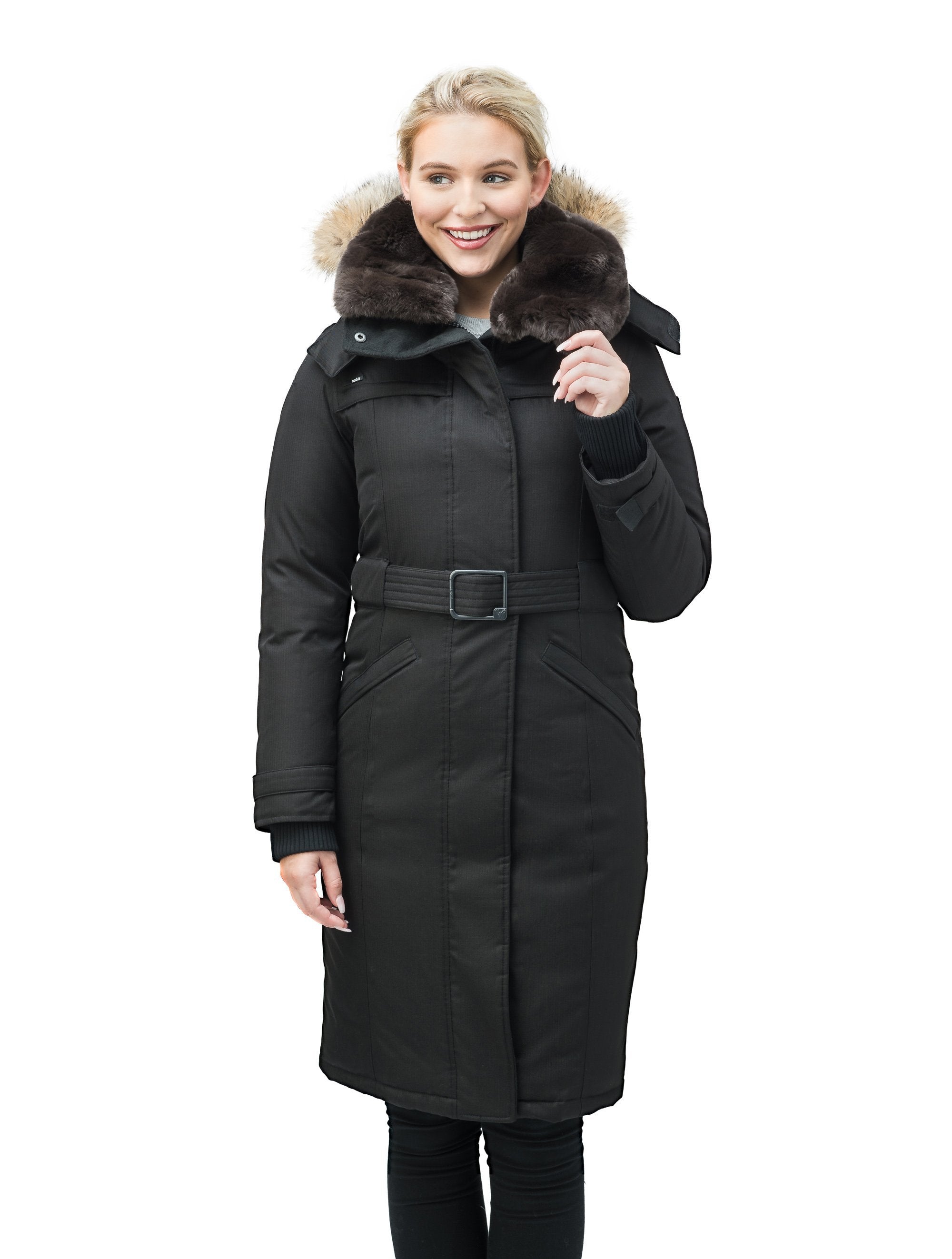 Knee length parka outlet womens