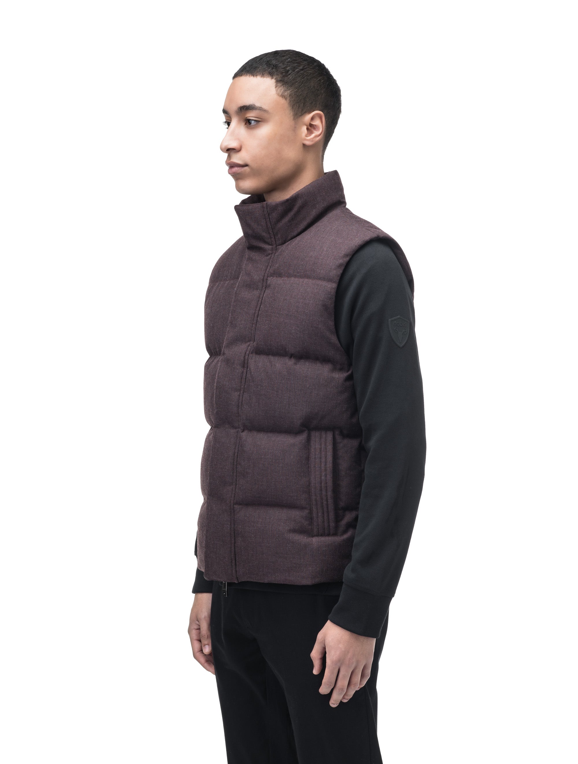 Mens quilted cheap vest jacket